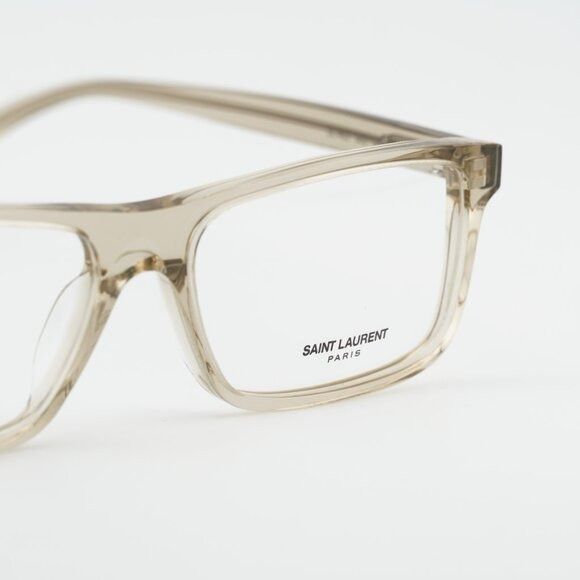 Saint Laurent Paris Saint Laurent SL483 003 Rectangle Eyeglasses Transparent Size ONE SIZE - 4 Thumbnail