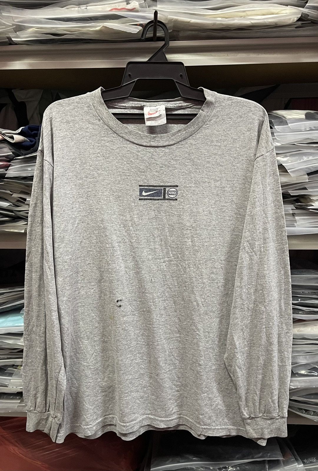 Vintage 90s Nike Center Swoosh Long Sleeve🔥🔥🔥