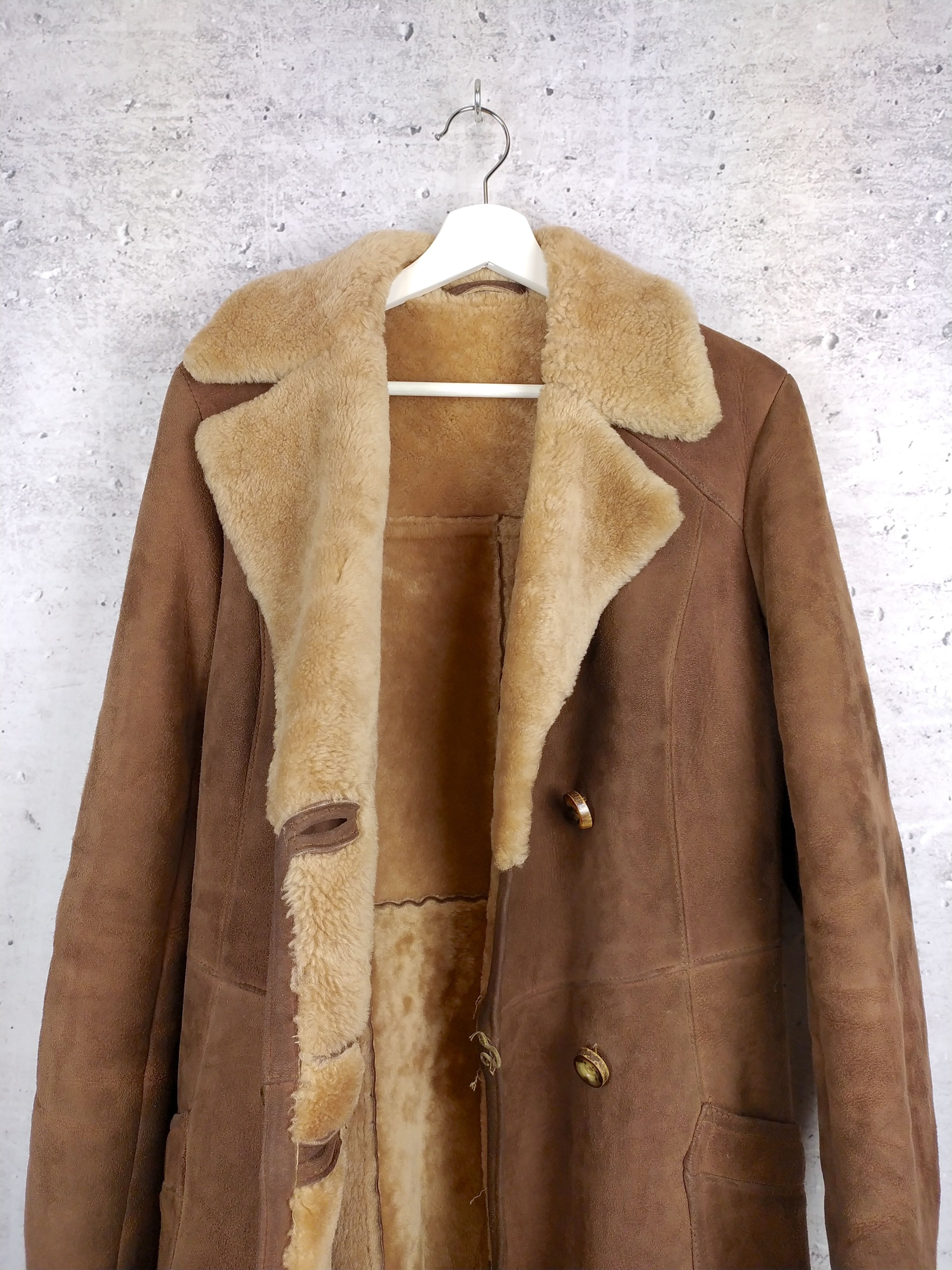 Vintage Sawyer of Napa - California shearling coat Size S / US 4 / IT 40 - 8 Thumbnail