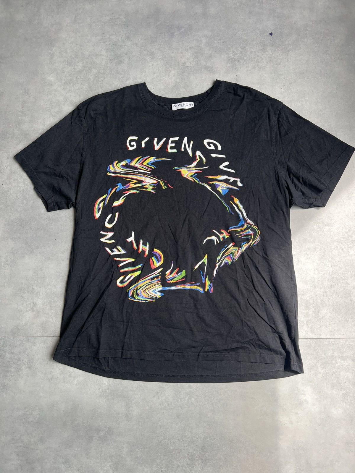 Givenchy Givenchy Glitch T-Shirt Size US XL / EU 56 / 4 - 1 Thumbnail