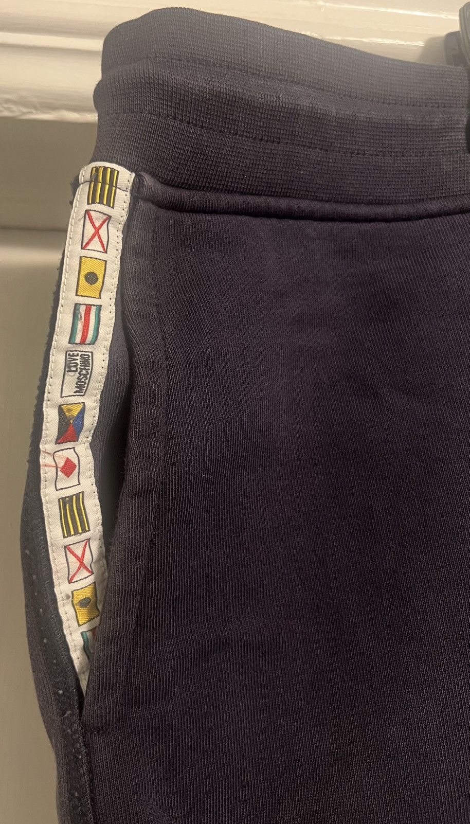 Moschino Authentic Love Moschino flags shorts navy XXL Size US 44 / EU 60 - 5 Thumbnail