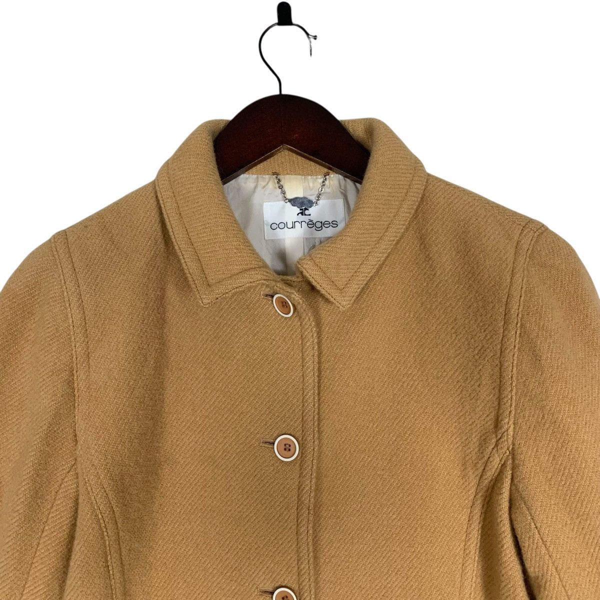 Courreges Vintage Courreges Luxury JapaneseBrand Long Coat Jacket Size S / US 4 / IT 40 - 3 Thumbnail
