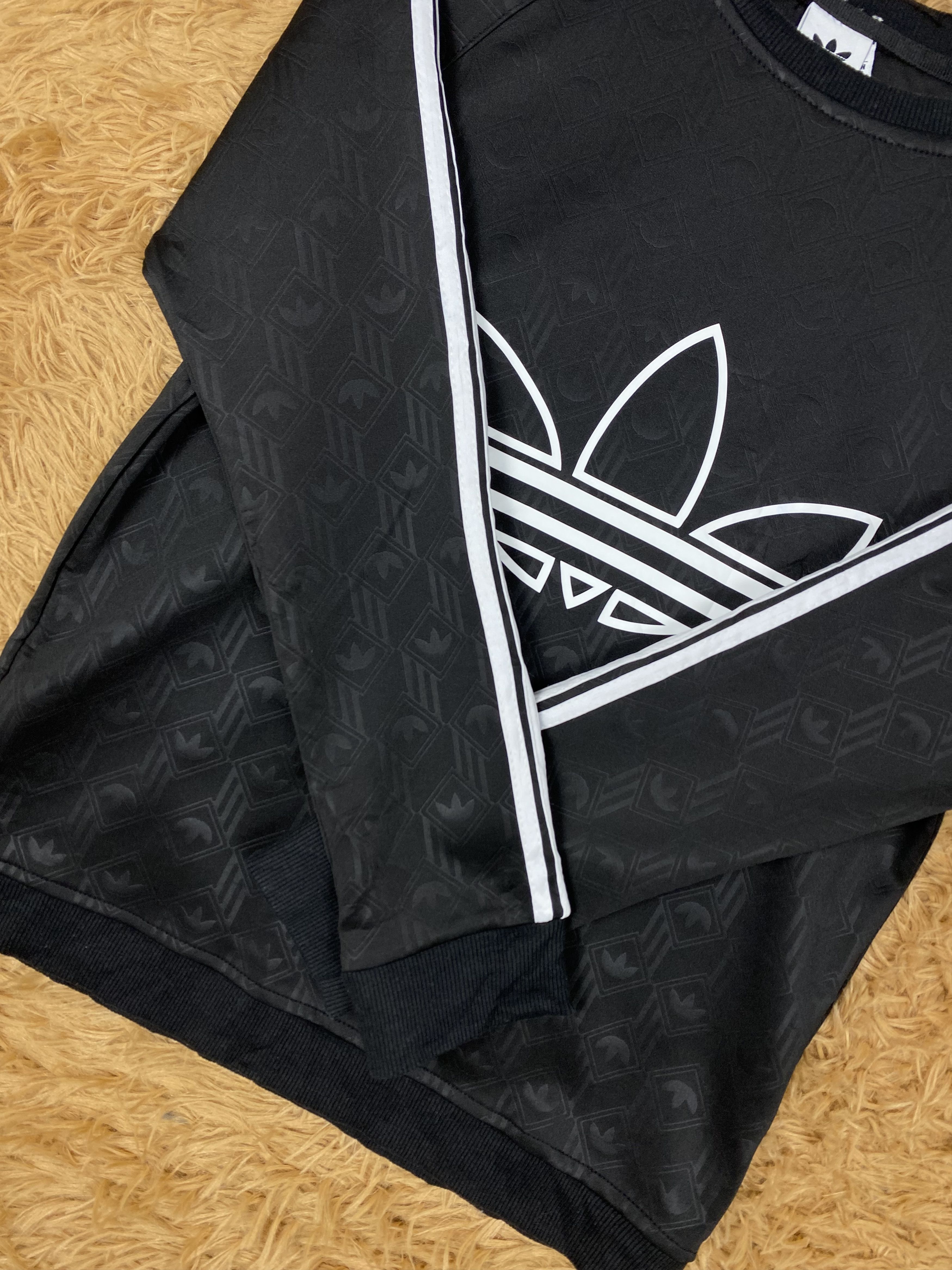 Adidas Vintage Adidas Trefoil Three Stripe Sweatshirts PS0300 Size US L / EU 52-54 / 3 - 4 Thumbnail