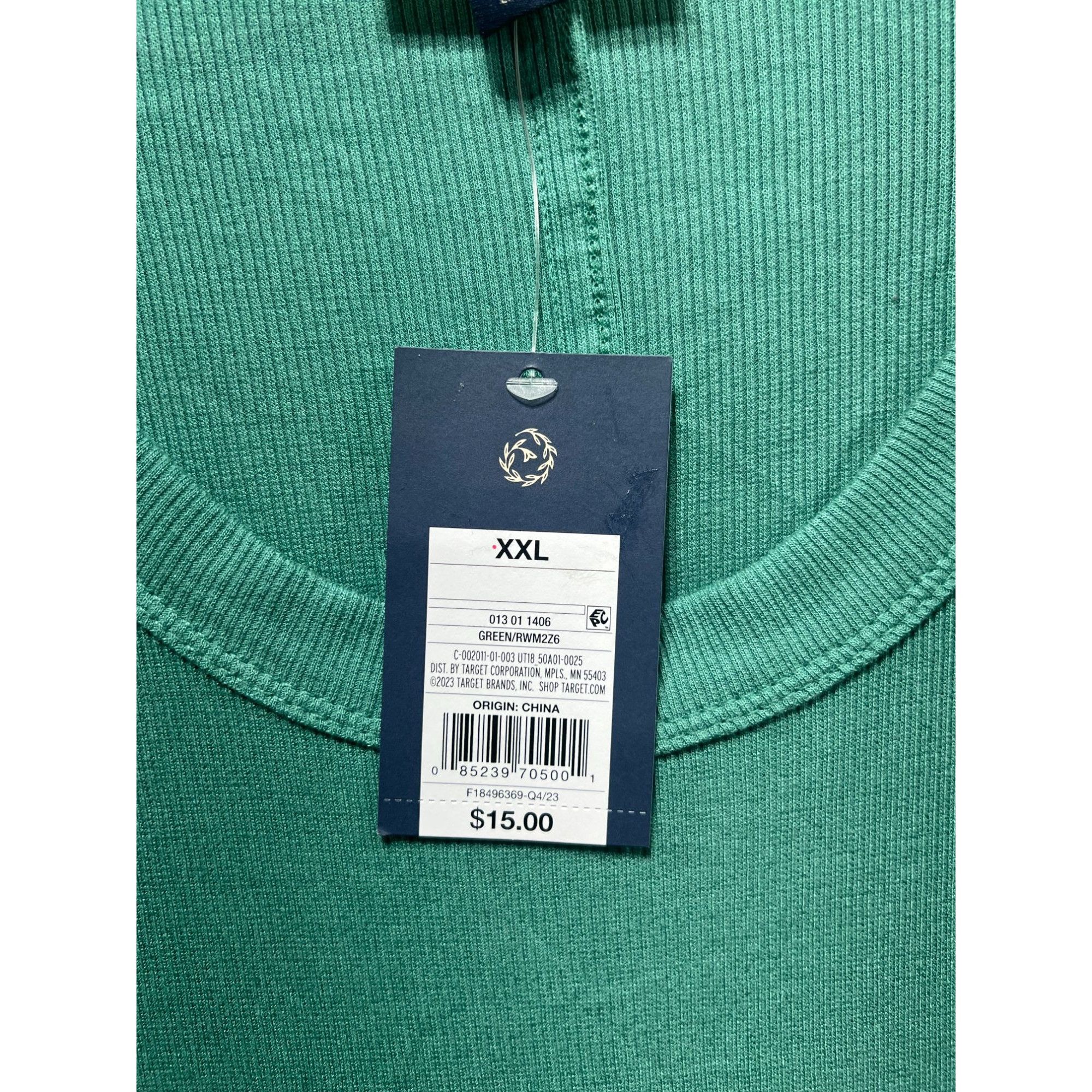 Other Universal Thread - Women's Long Sleeve T-Shirt - Green - XXL Size XXL / US 16-18 / IT 52-54 - 8 Thumbnail