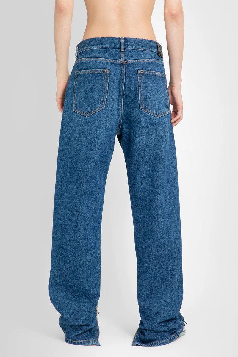 Off-White Blue Arrow Tab Skate Zip Straight-Leg jeans Size US 34 / EU 50 - 4 Thumbnail