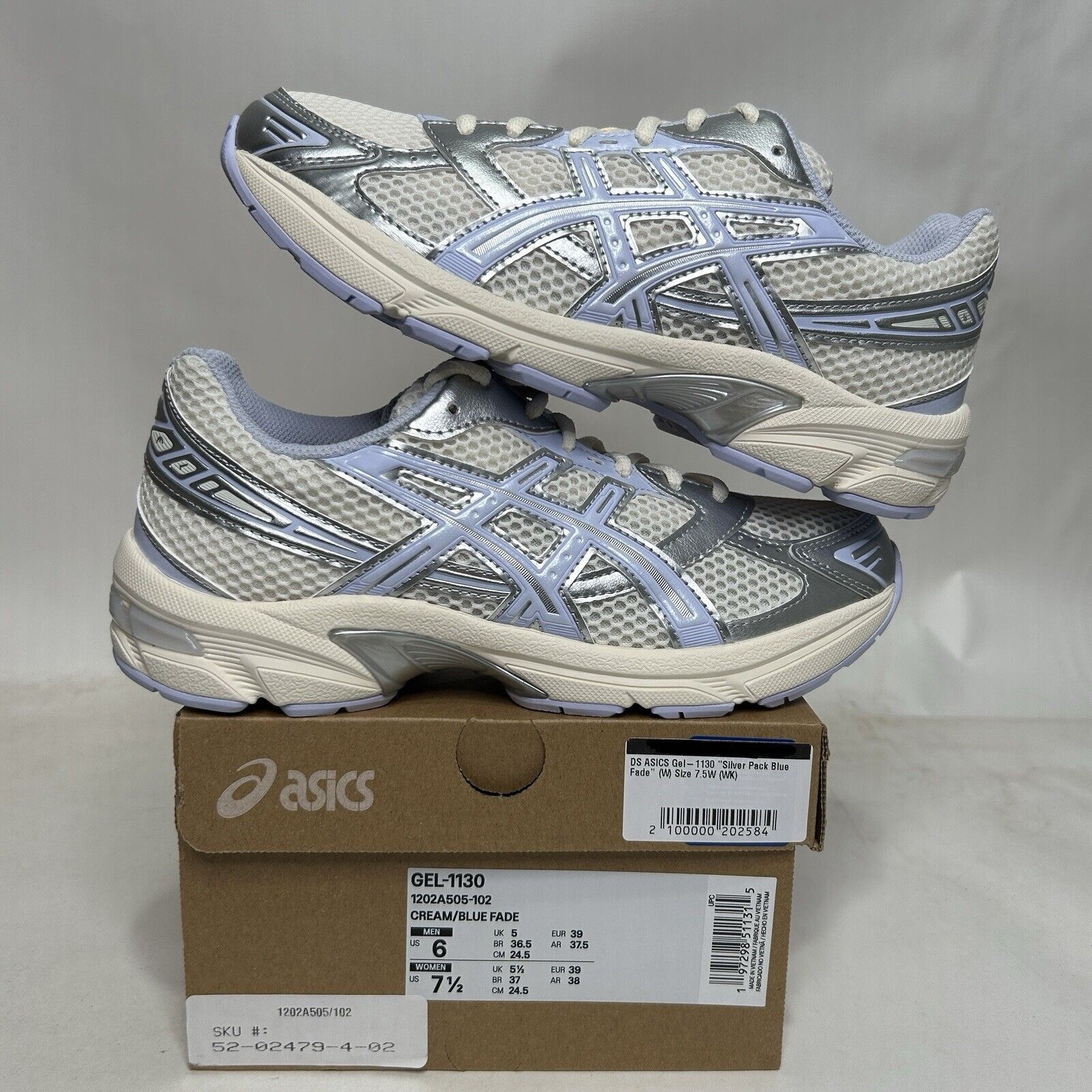 Asics ASICS Gel-1130 Silver Pack “Blue Fade” 2024 Size US 7.5 / IT 37.5 - 1 Thumbnail