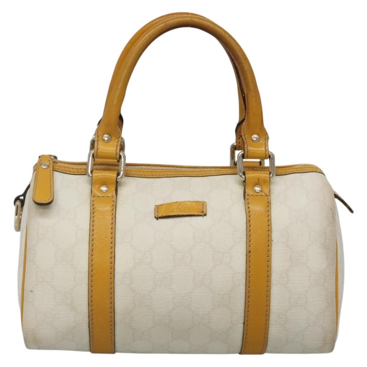 Gucci GUCCI GG Supreme Hand Bag Pvc White Gold Size ONE SIZE - 2 Thumbnail