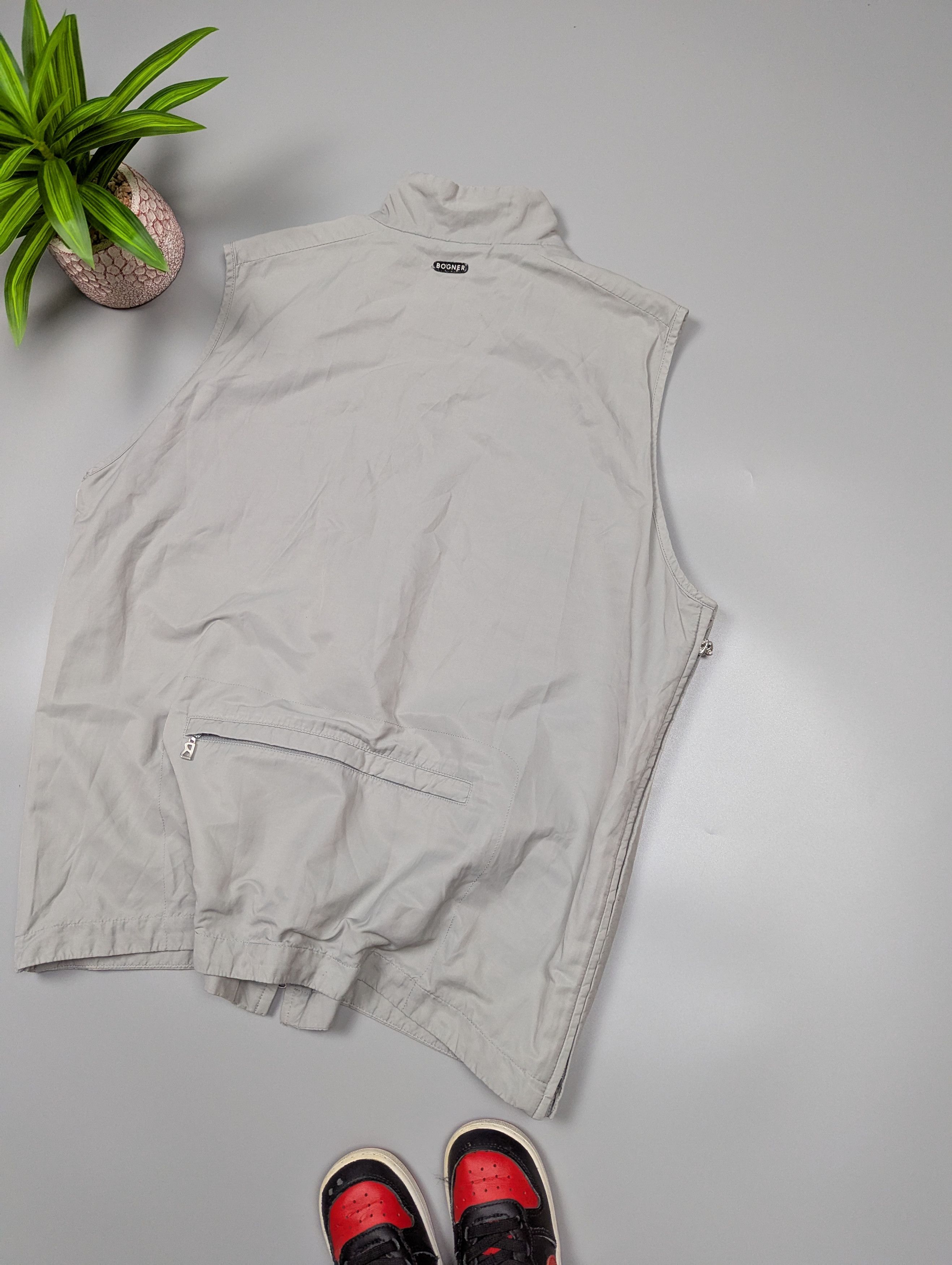 Bogner Bogner Light Gray Vest M/L Outdoor Sleeveless VTG Size L / US 10 / IT 46 - 11 Thumbnail