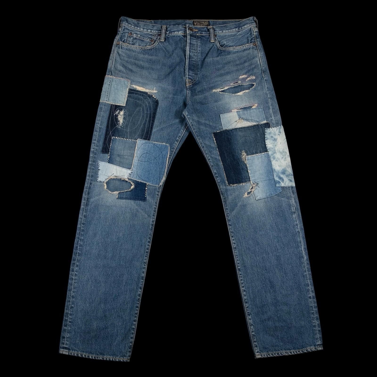 Kapital 14 oz Denim 5p Monkey Cisco Dixie Remake Pants 34