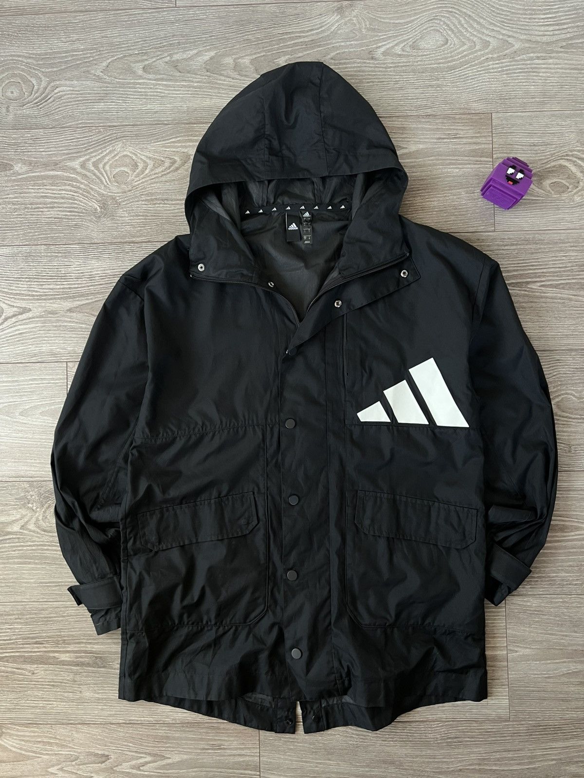 Adidas Adidas Athletics Pack Waterproof Lite Big Logo Parka Size US S / EU 44-46 / 1 - 5 Thumbnail