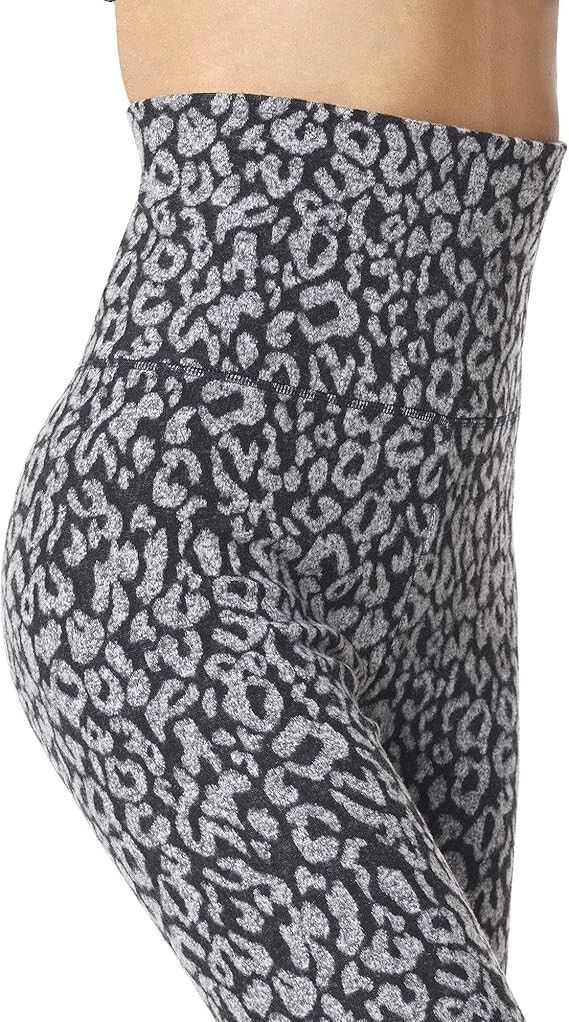 Other HUE U22750H Ultra Brushed Leggings Leopard Grey ( L ) Size 32" / US 10 / IT 46 - 3 Thumbnail