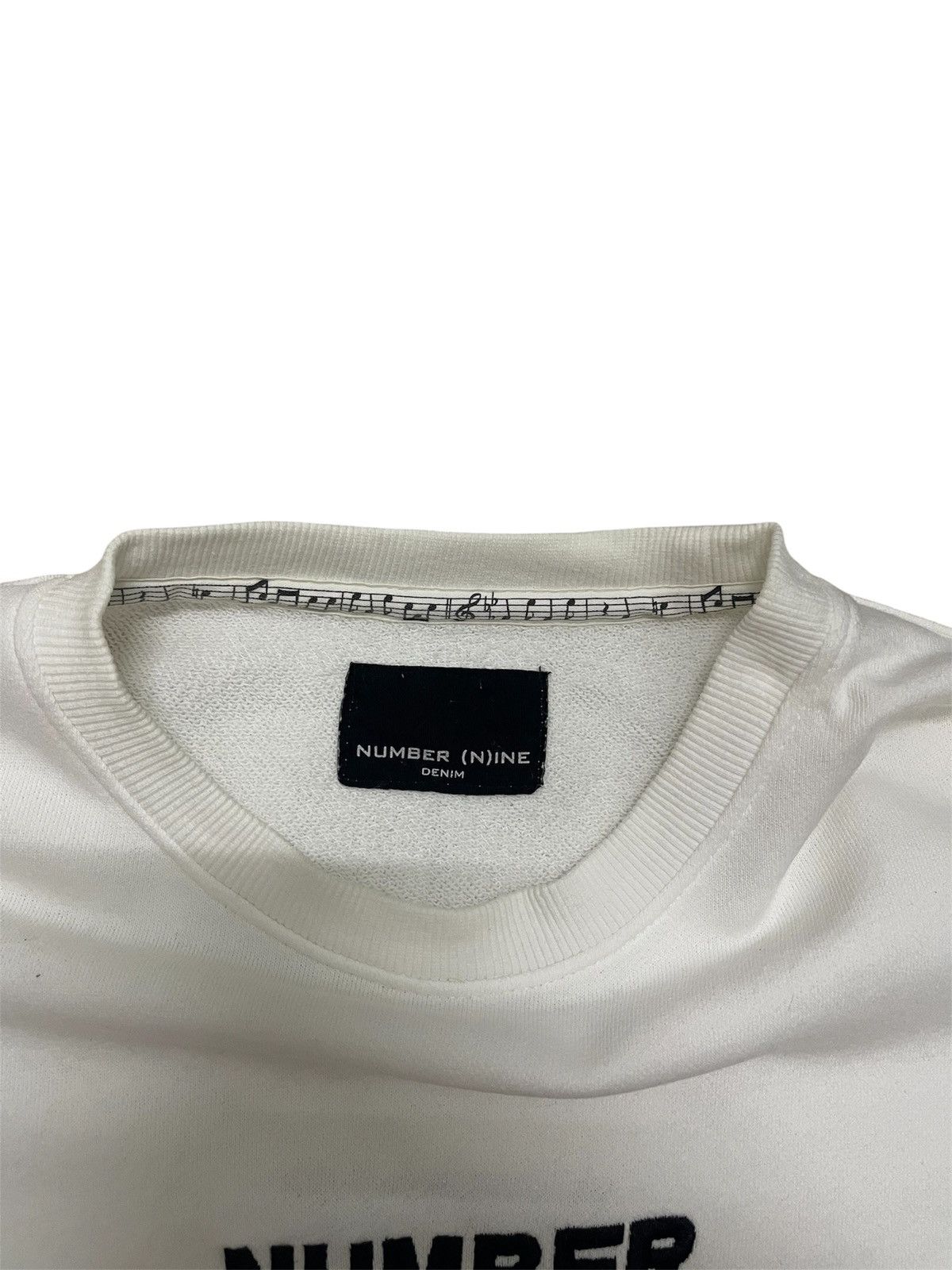 Number (N)ine Number (N)ine Embroidered Centre Logo Crewneck Sweatshirt Size US L / EU 52-54 / 3 - 8 Thumbnail