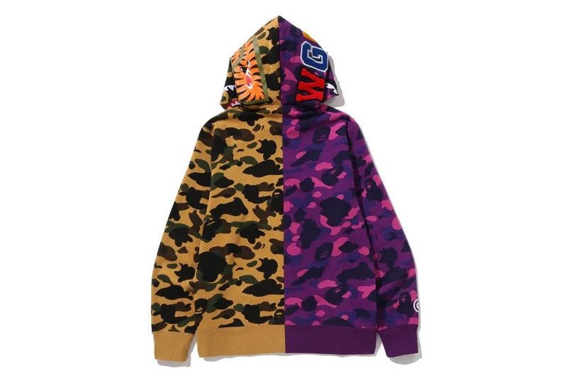 Bape Bape Shark Zip Hoodie Size ONE SIZE - 4 Thumbnail