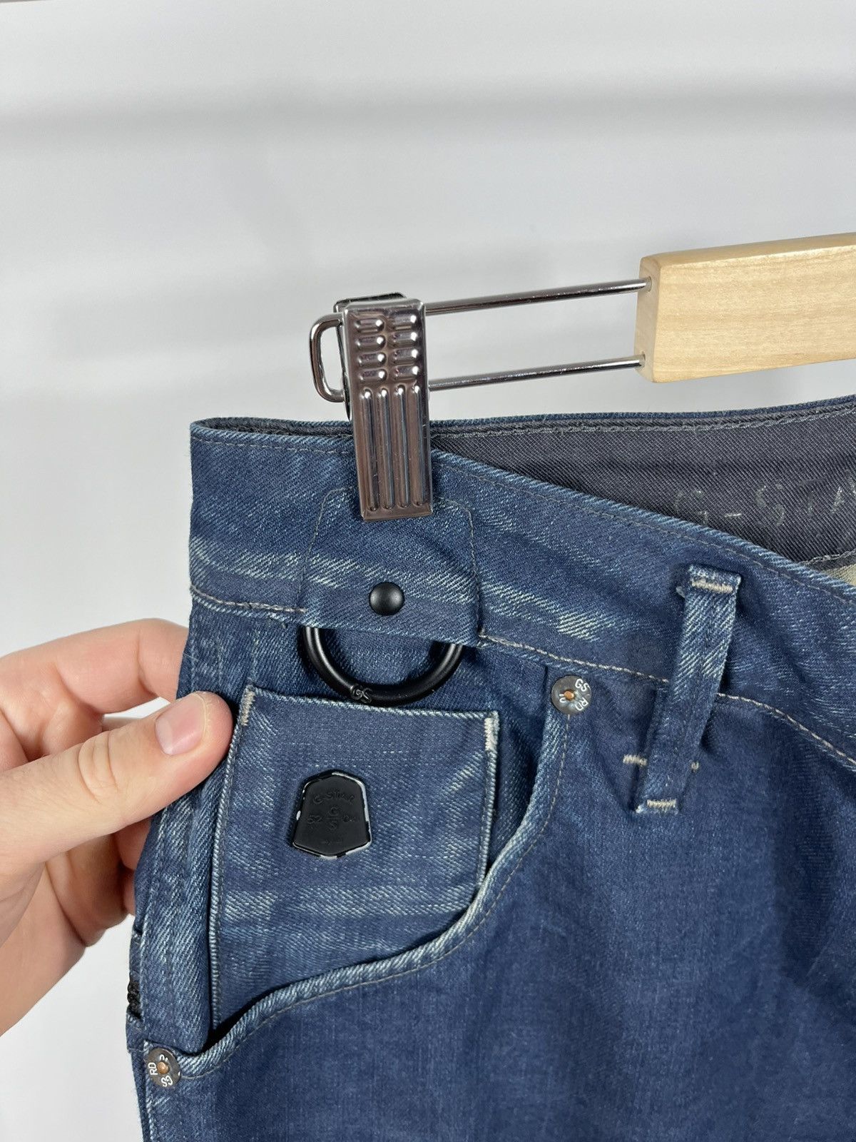 G-Star G Star RAW Arc 3D Jeans 31/32 Slim Tapered Zip Pocket Denim Size US 31 - 12 Thumbnail