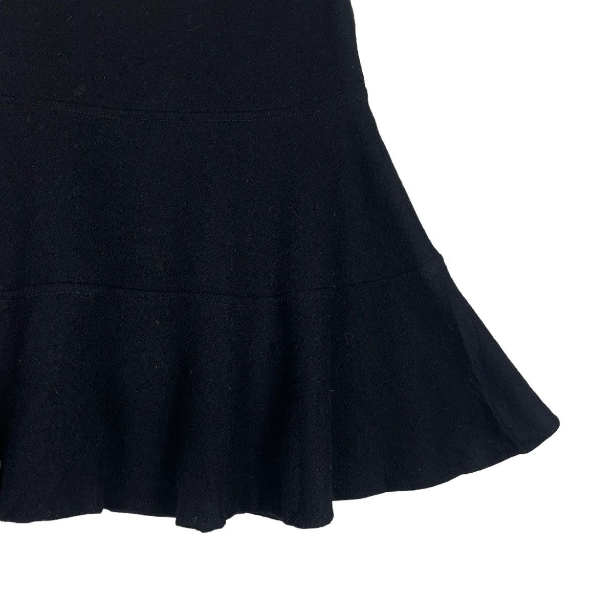 Prada 💥PRADA GODET WOOL SKIRT BLACK Size 28" / US 6 / IT 42 - 3 Thumbnail