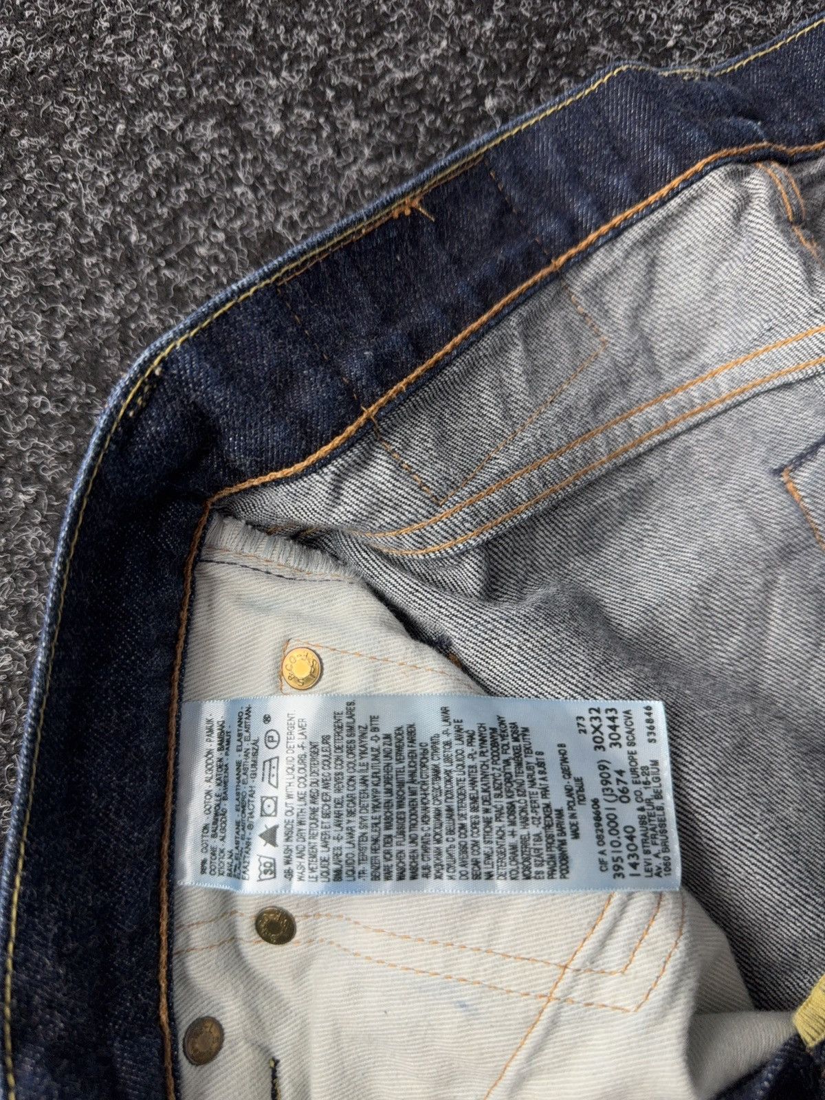 Levi's Vintage 00s Selvage Levi’s 510 Denim pants jeans Size 30" / US 8 / IT 44 - 8 Thumbnail