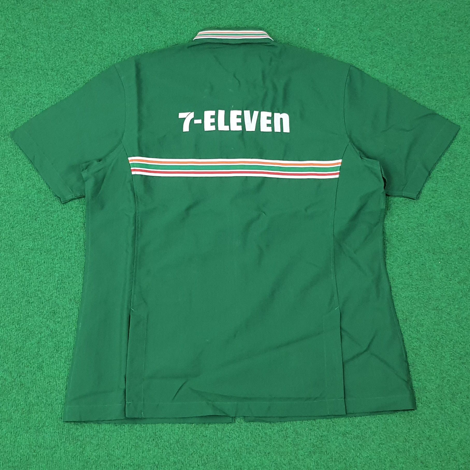 Other Vintage 7 Eleven Japan Worker Staff Uniform Jacket C239N54 Size US L / EU 52-54 / 3 - 3 Thumbnail