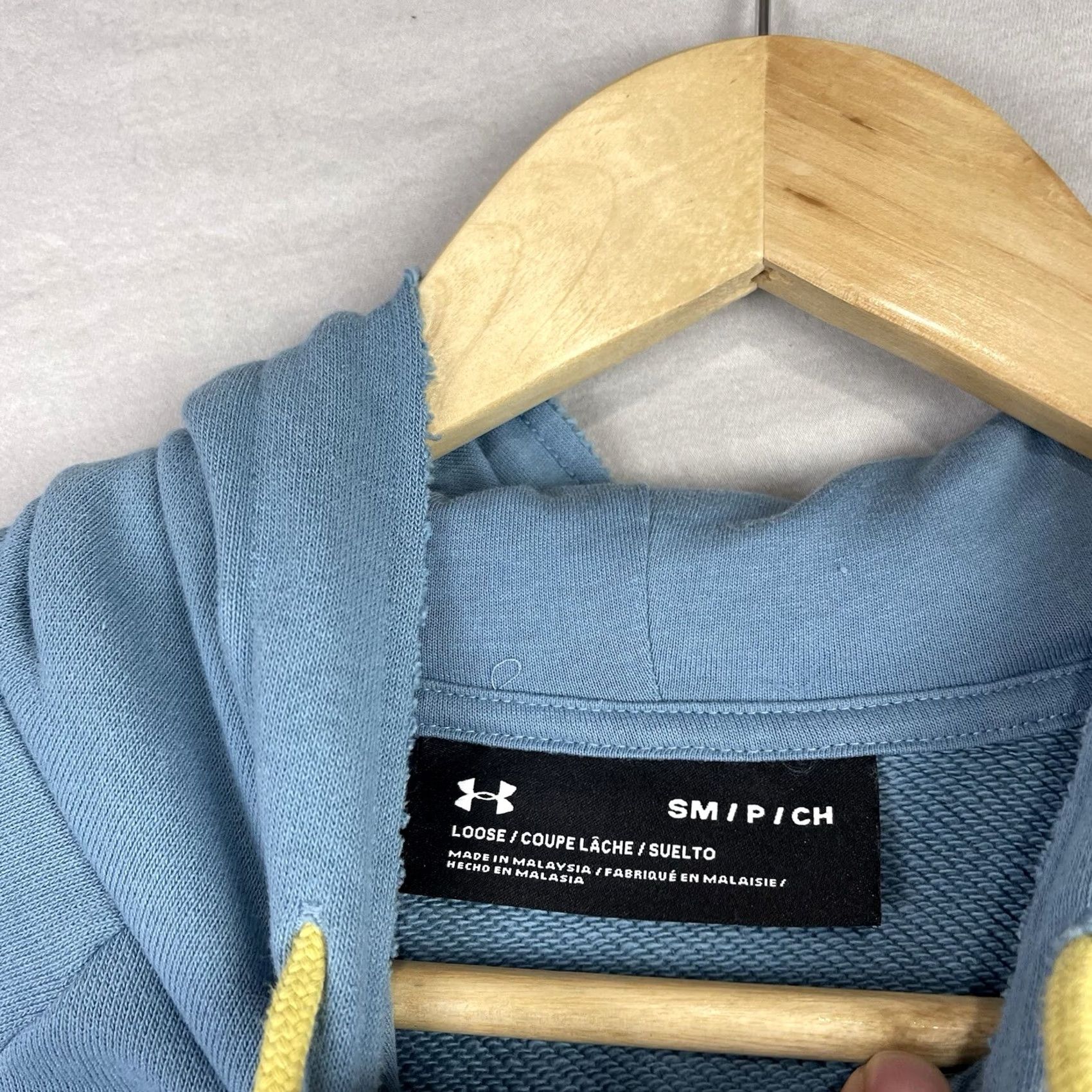 Under Armour Under Armour Project Rock Hoodie Mens Small Blue Team Rock Pullover Sweatshirt Size US S / EU 44-46 / 1 - 5 Thumbnail