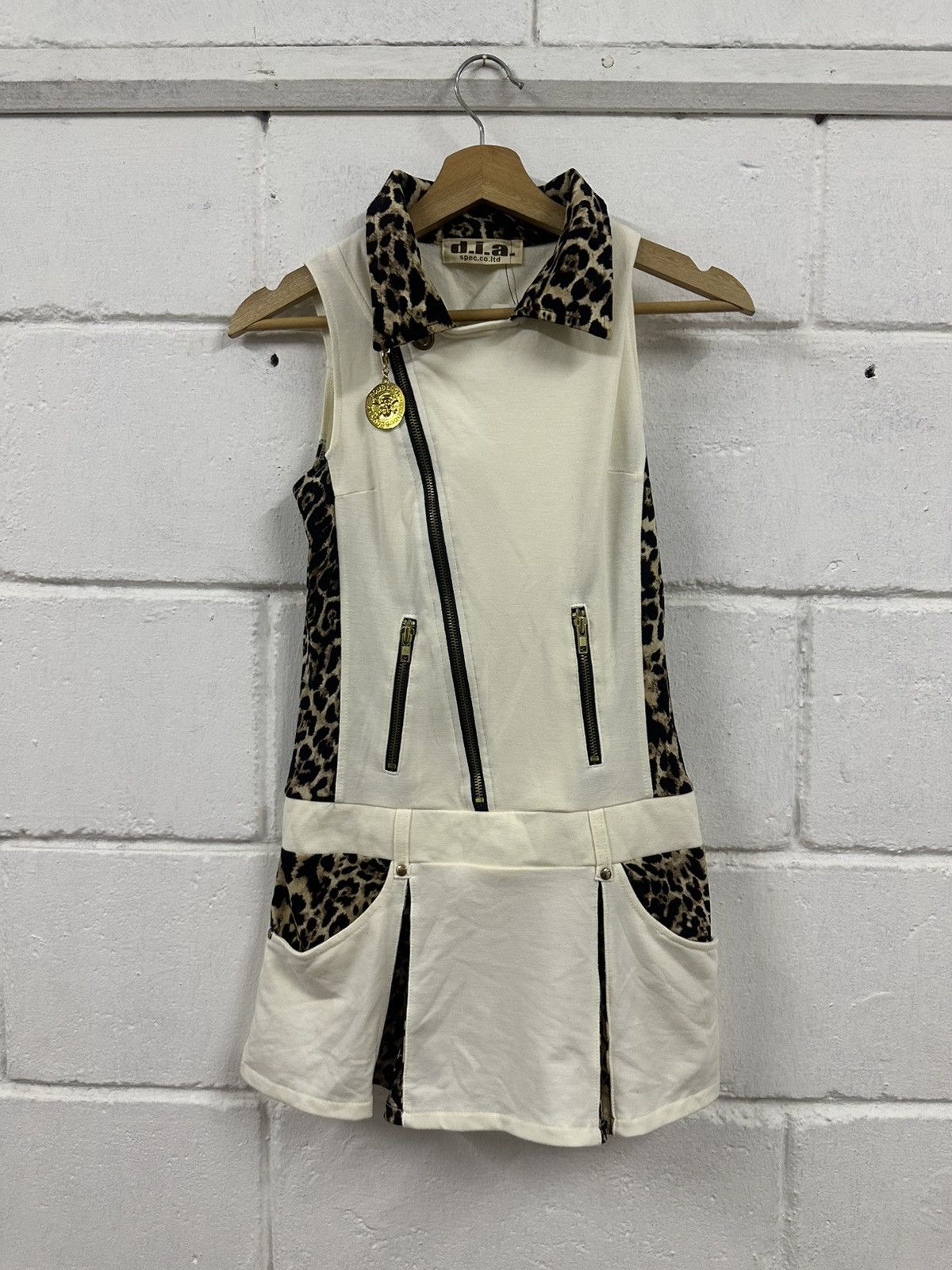 If Six Was Nine D.i.a Japan Punk Rider Leopard Dress Size ONE SIZE - 1 Thumbnail
