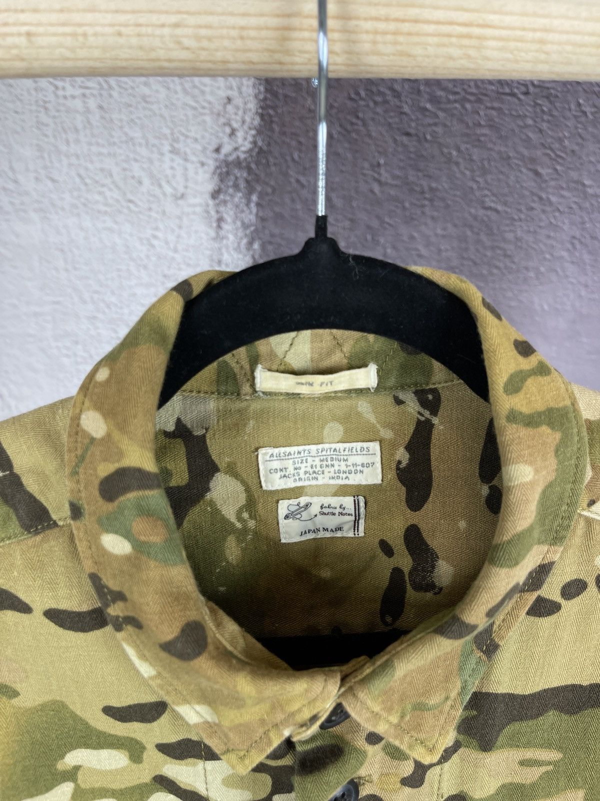 Allsaints Allsaints Ernesto LS shirt military utility overshirt Size US M / EU 48-50 / 2 - 11 Thumbnail