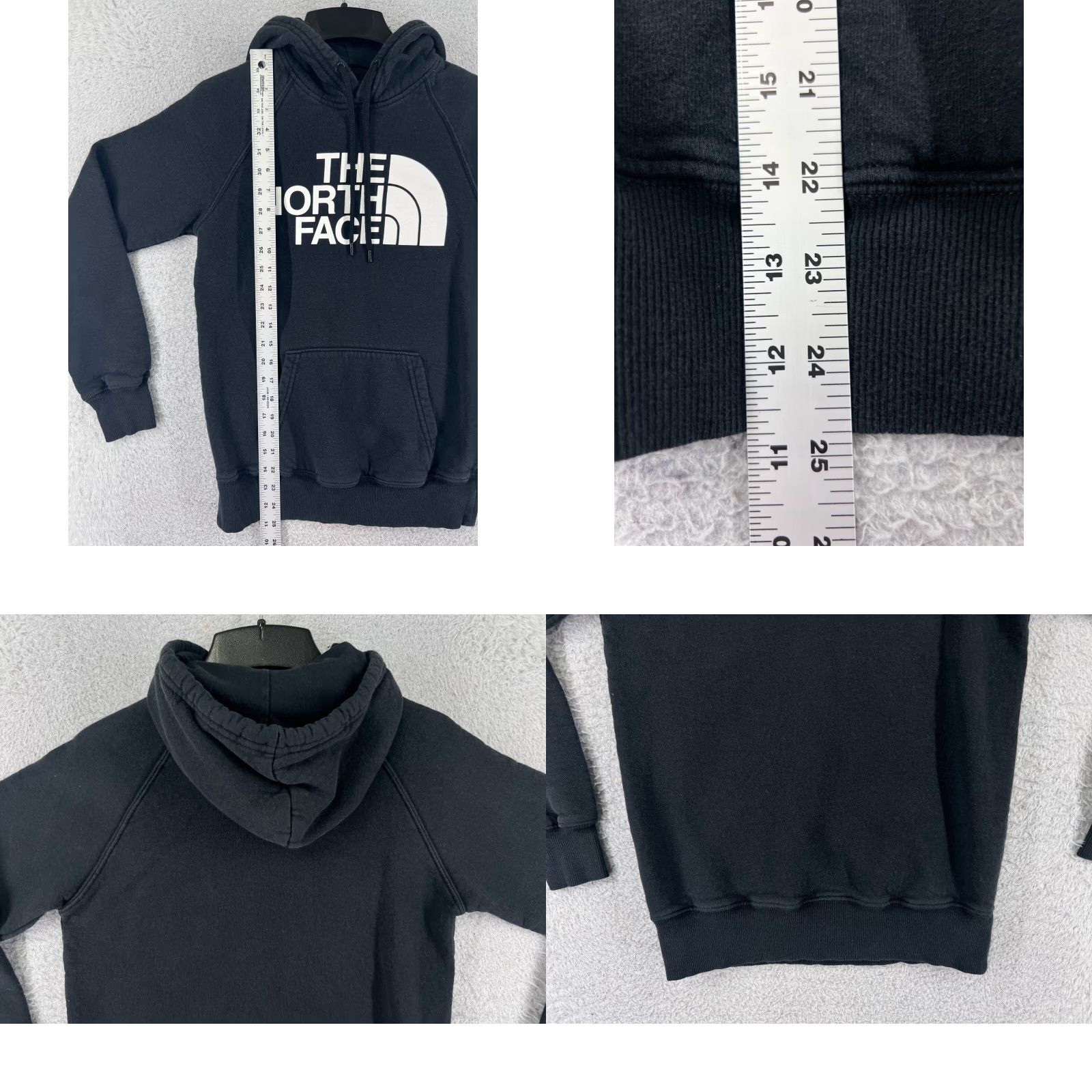 The North Face The North Face Hoodie Womens XS Black Cotton Blend Jersey Hooded Pullover - Casual, Classic, Sports Womens Size XS / US 0-2 / IT 36-38 - 9 Thumbnail
