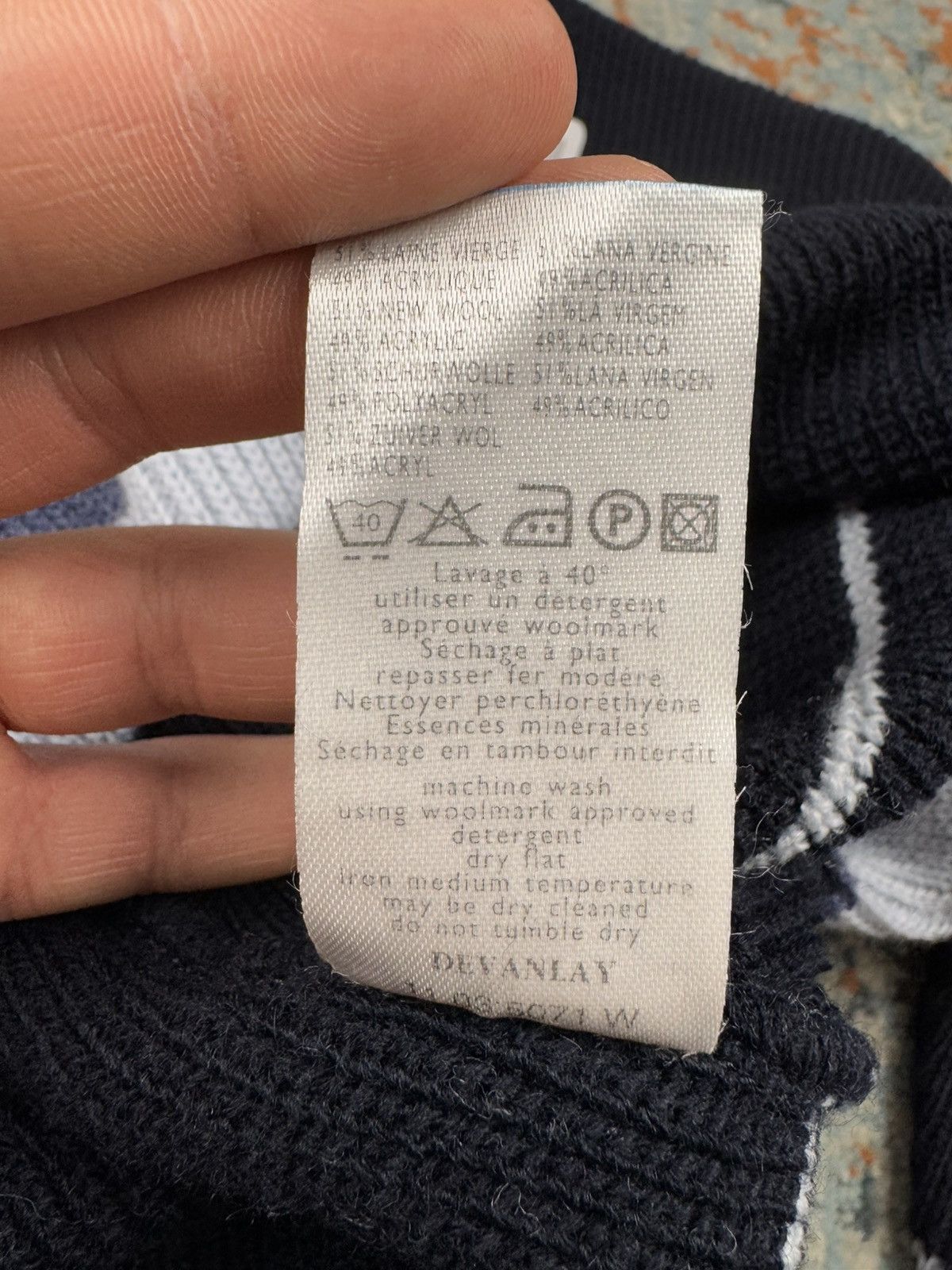 Lacoste × Vintage Vintage 90s DSWT! Lacoste striped sweater Size US XXL / EU 58 / 5 - 10 Thumbnail