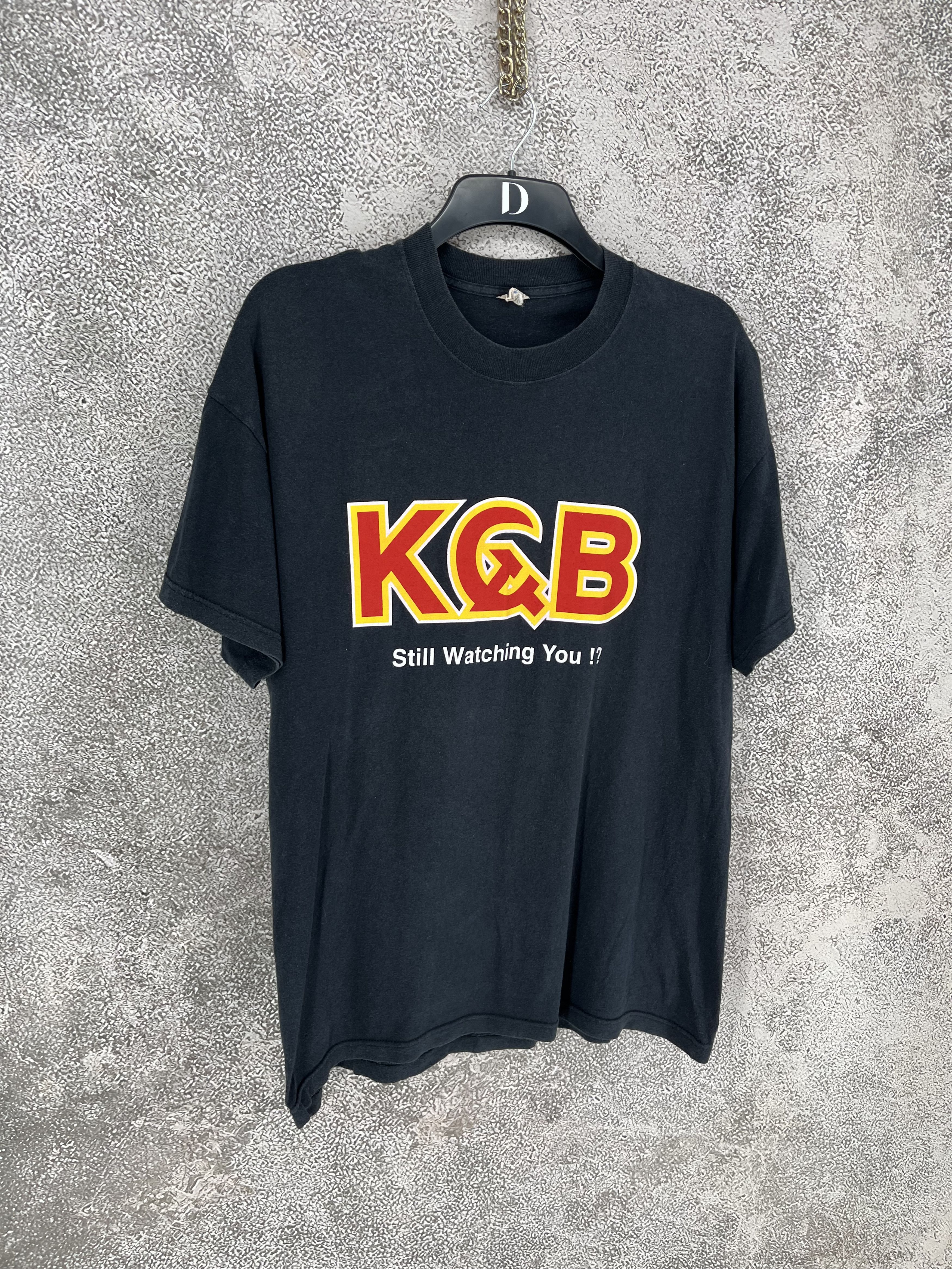Vintage Vintage 90's KGB Soviet Union T-Shirt Large Single Stitch Size US XL / EU 56 / 4 - 2 Thumbnail