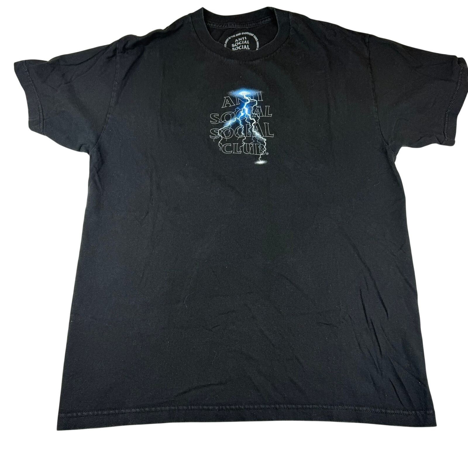 Anti Social Social Club Anti Social Social Club Lightning Tee Black Large Size US L / EU 52-54 / 3 - 2 Thumbnail