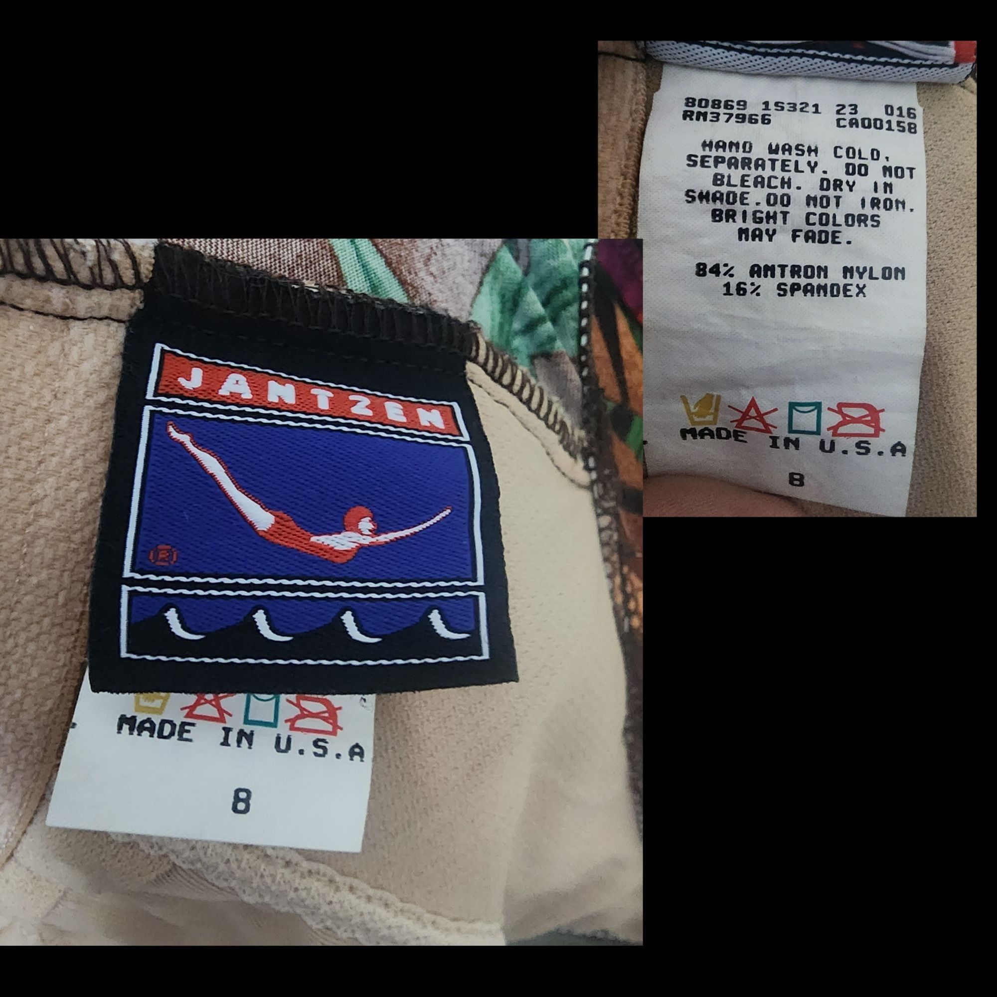 Jantzen Vintage Jantzen Swimsuit One Piece Tropical Skirt Retro Pinu Size XS / US 0-2 / IT 36-38 - 10 Thumbnail