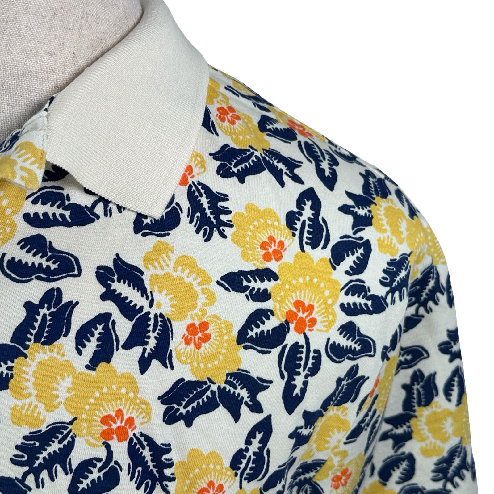 Ben Sherman Ben Sherman Polo Shirt Shirt Men L Ivory Block Cotton New Size US L / EU 52-54 / 3 - 3 Thumbnail