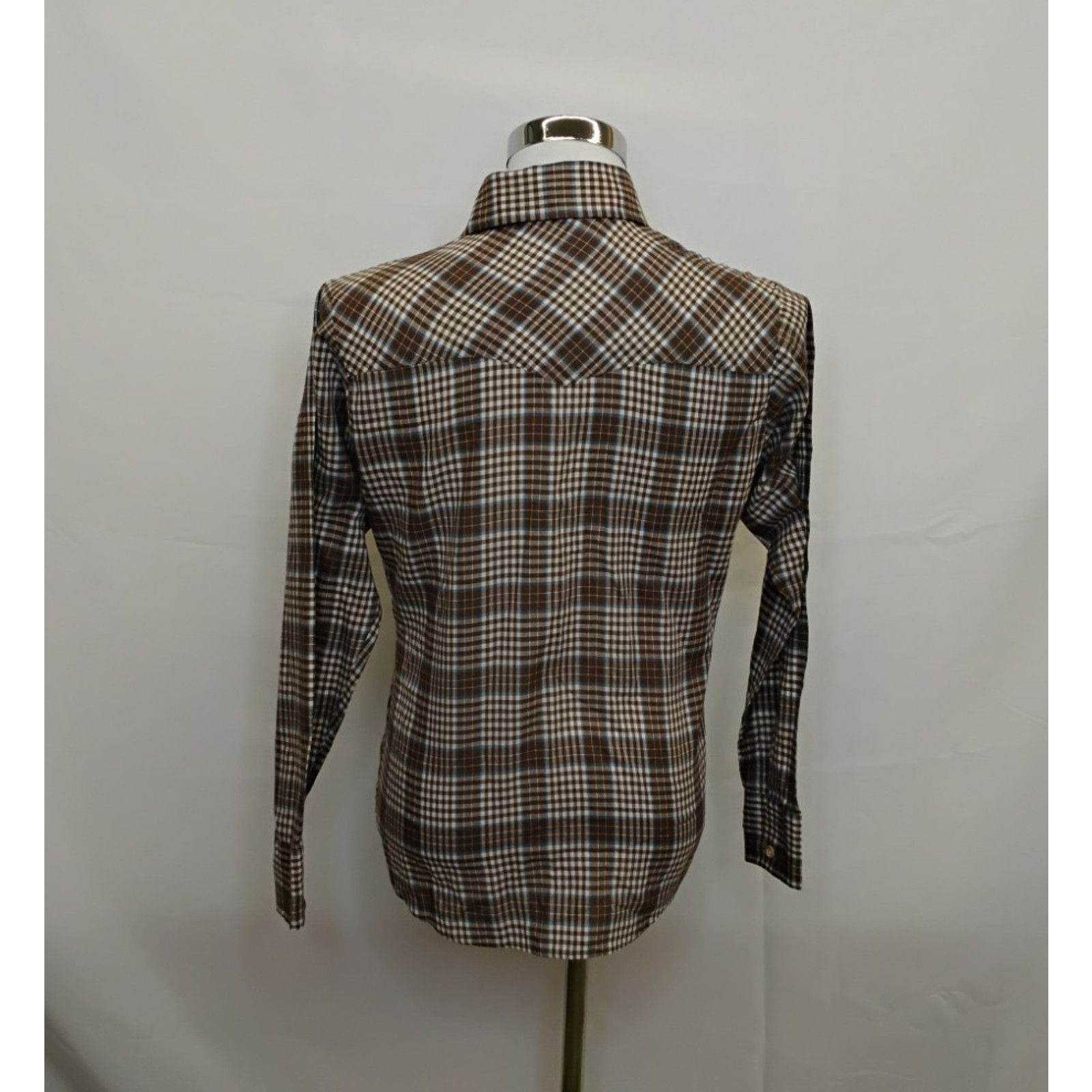 Levi's Levi's Panatella Shirt Men's M Brown/Blue Vintage 70s Big E Size US M / EU 48-50 / 2 - 3 Thumbnail