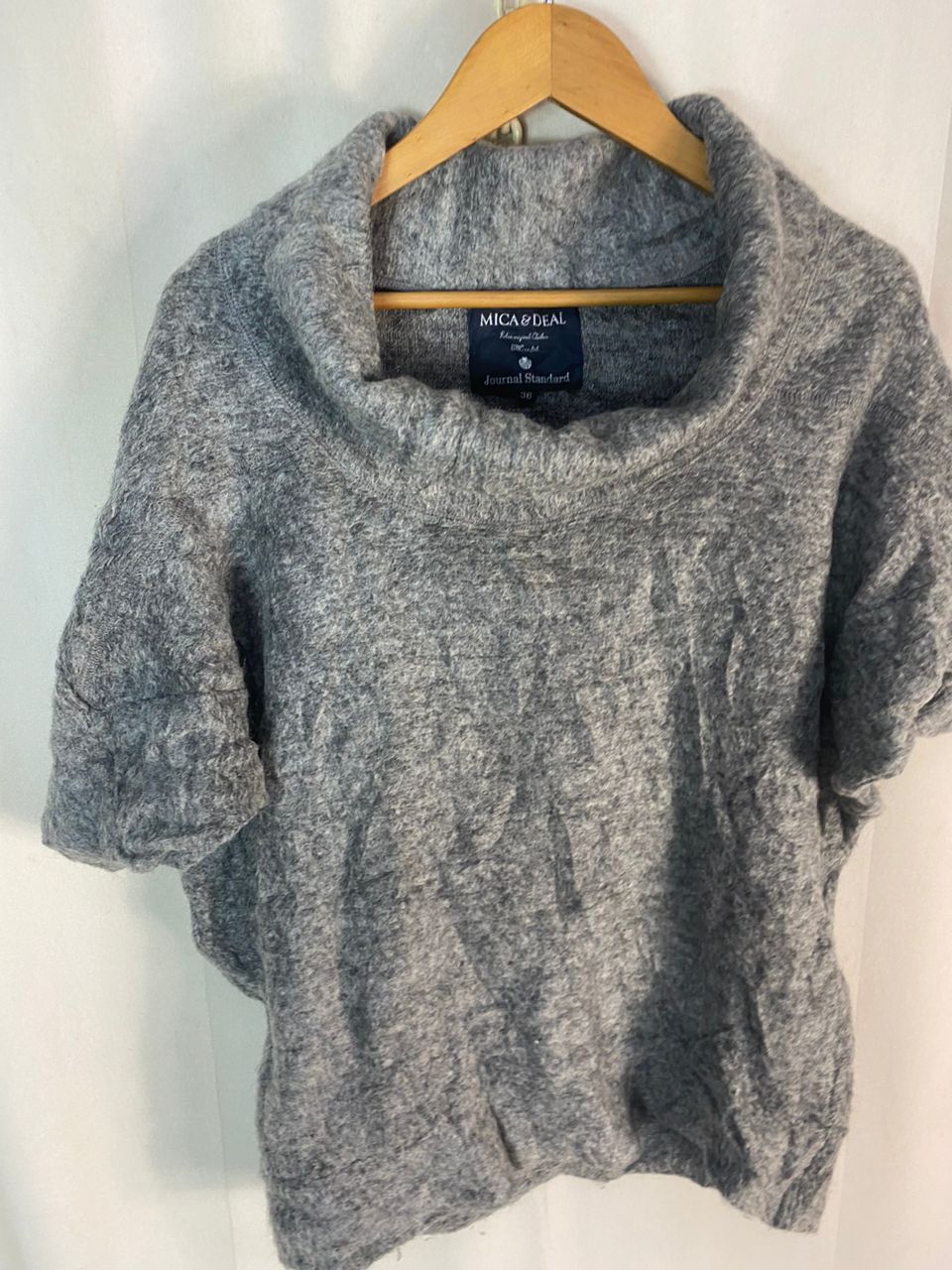 Japanese Brand × Journal Standard Mica&deal wool turtleneck short sleeve blouse by J.S Size L / US 10 / IT 46 - 3 Thumbnail