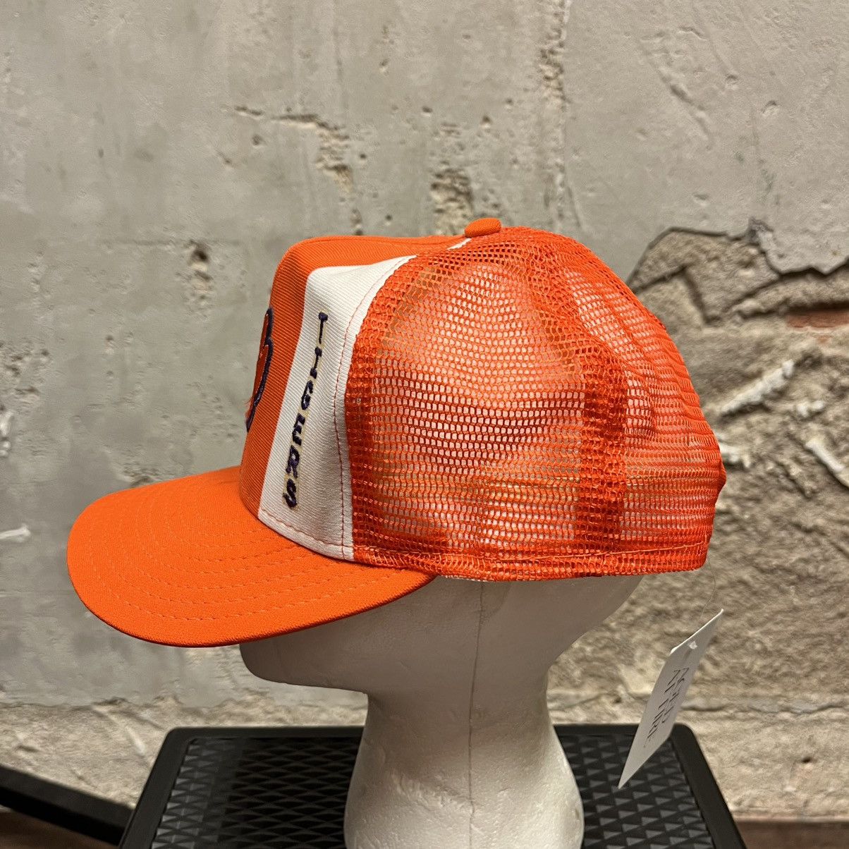 Vintage AJD Lucky Stripes Clemson Tigers Vintage 90s Trucker Hat OS Size ONE SIZE - 2 Thumbnail