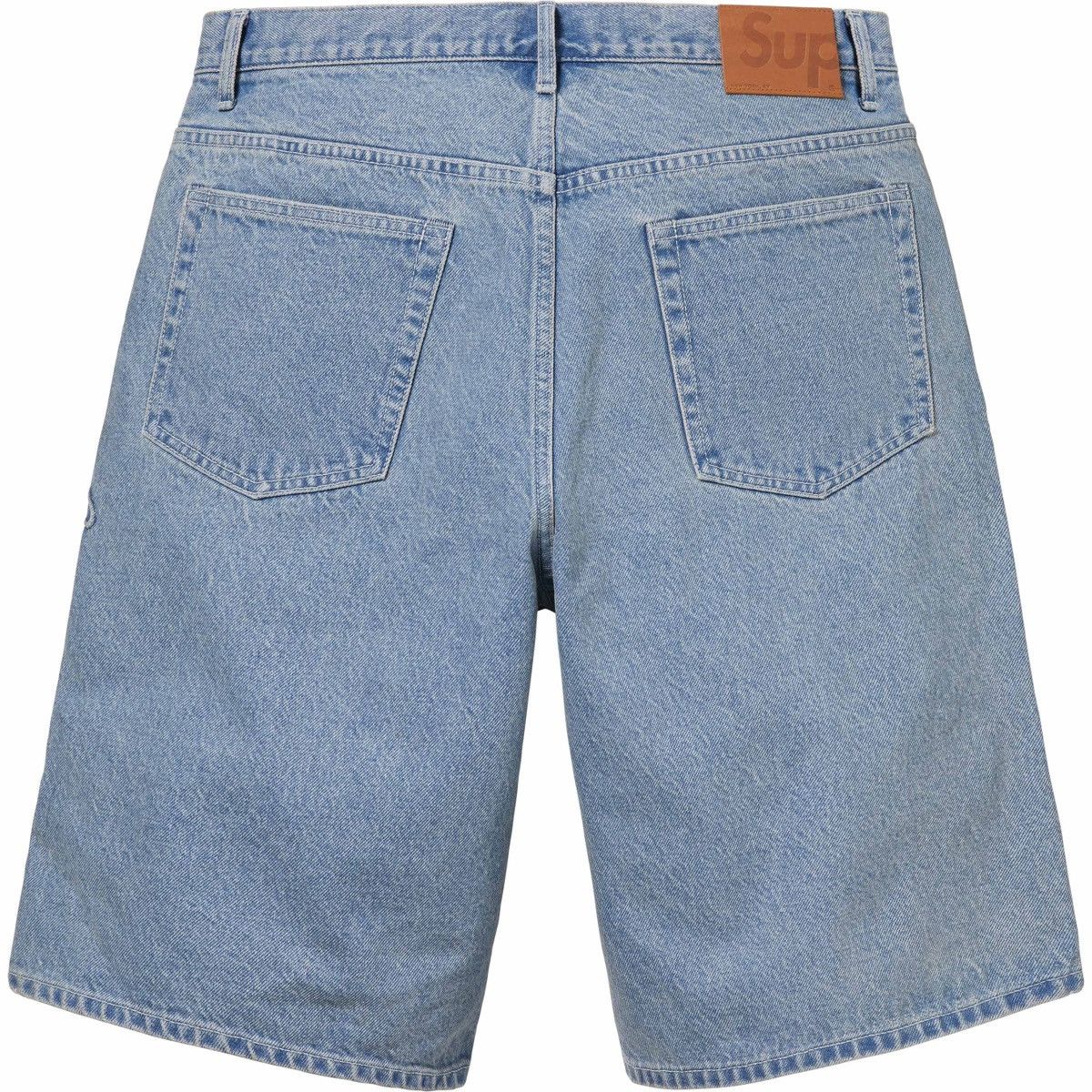 Supreme Supreme Script Baggy Denim Short | Grailed