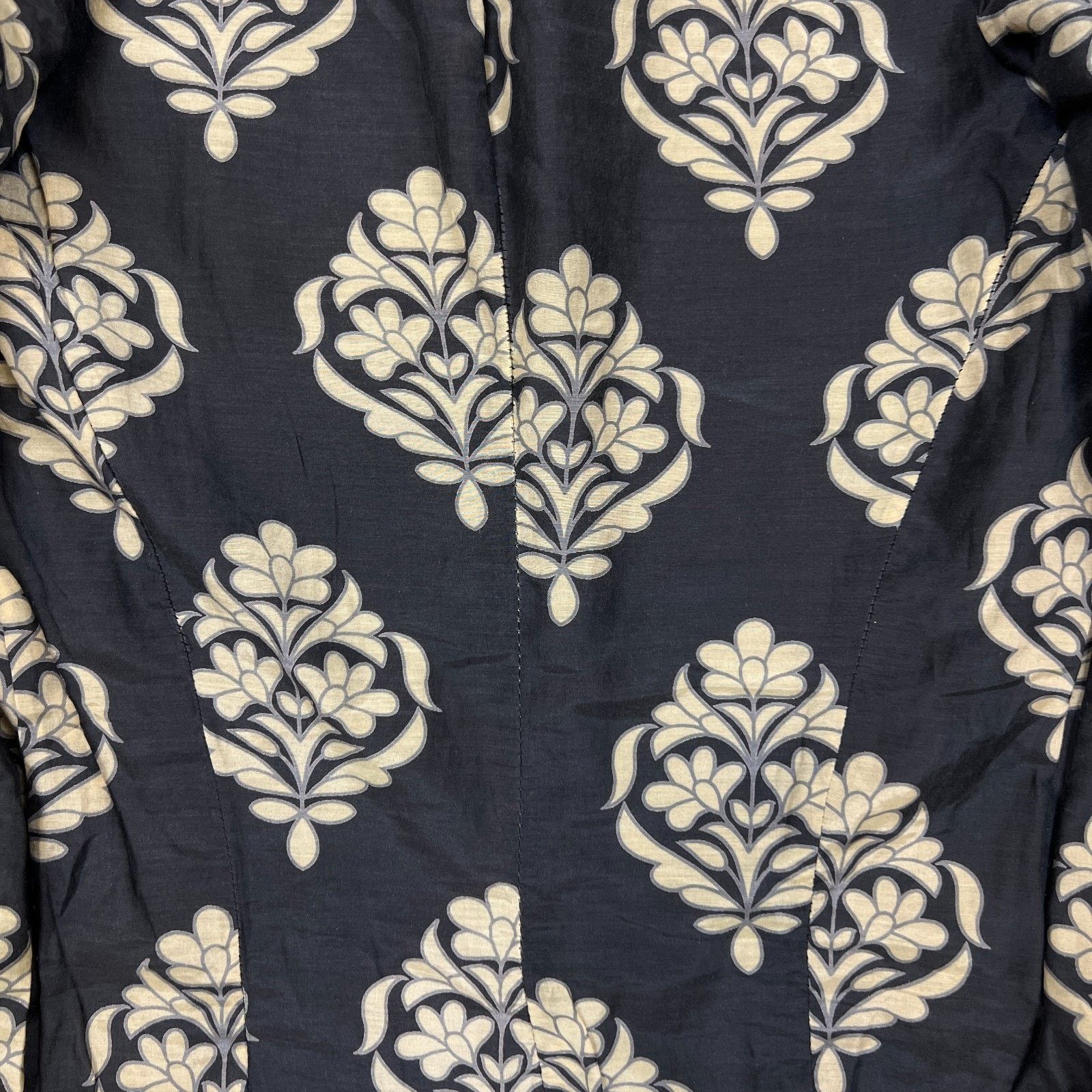 Danier Vintage Danier Leather Jacket Silk Floral Damask Line Bomber Size S / US 4 / IT 40 - 7 Thumbnail