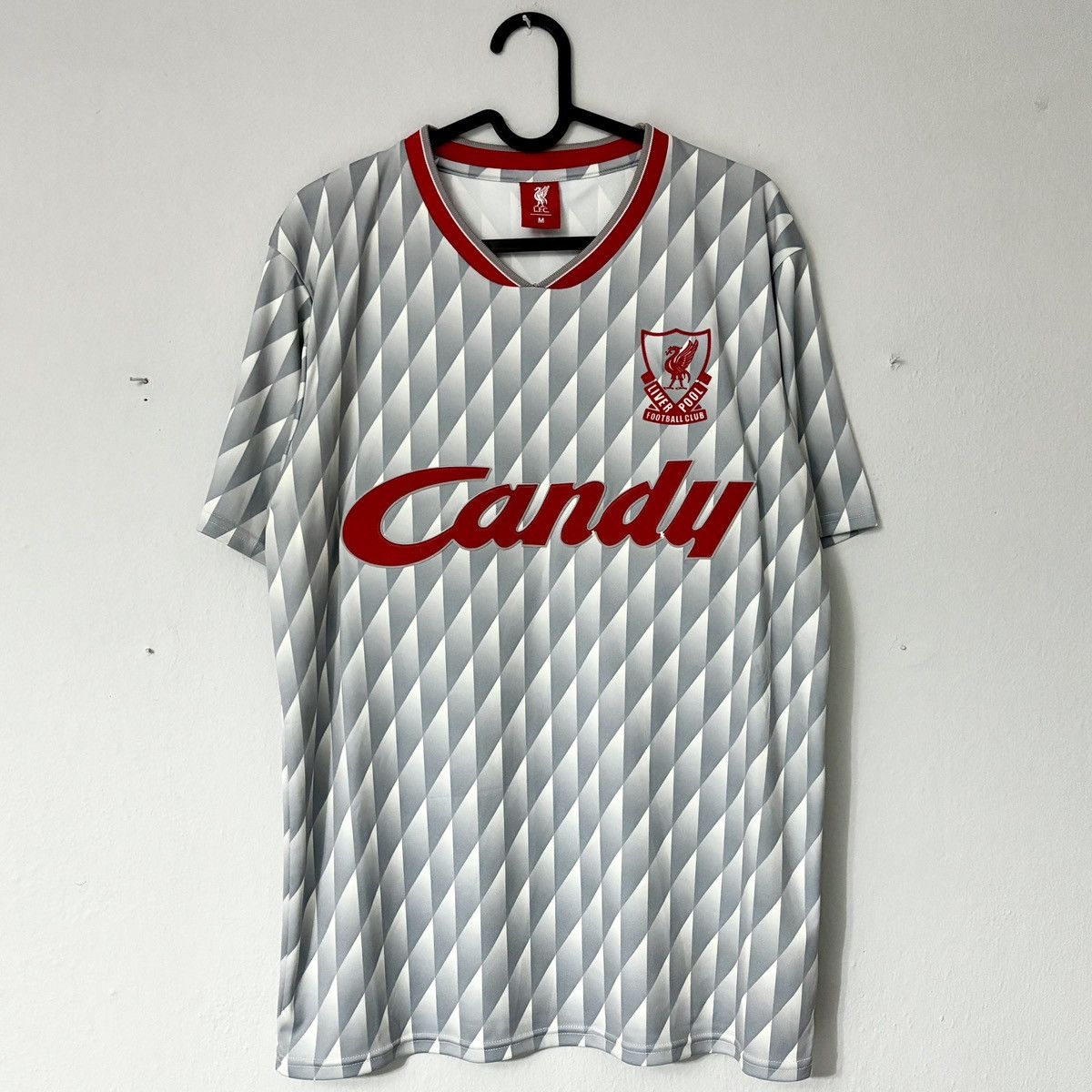 Vintage 1989 1990 Liverpool Retro Away Kit Candy Soccer Jersey Shirt Size US M / EU 48-50 / 2 - 3 Thumbnail