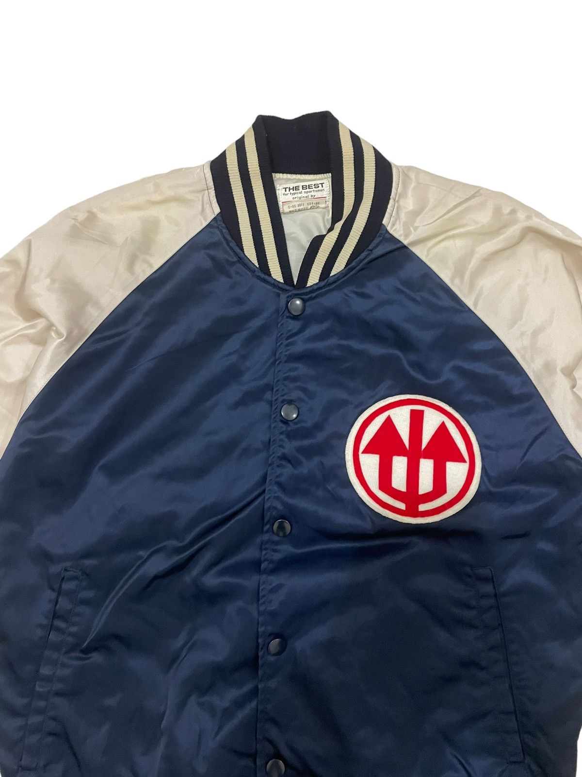 Hysteric Glamour × Japanese Brand × Vintage Vintage Satin Descente Varsity Jacket Size US M / EU 48-50 / 2 - 4 Thumbnail