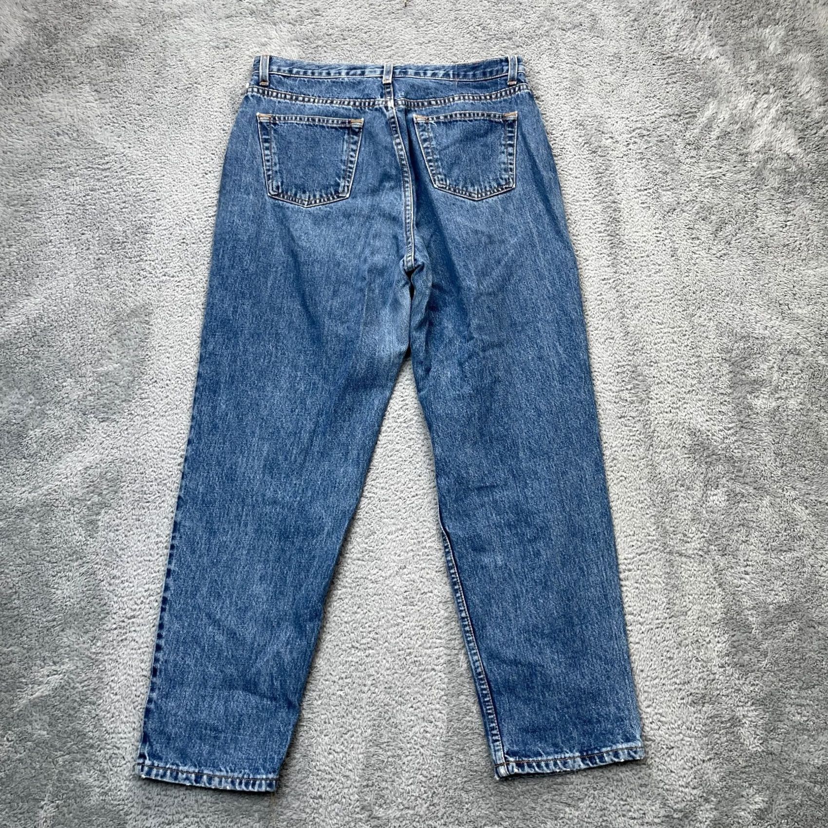 Gap VINTAGE Gap Jeans Womens 14 Blue Ankle Tapered Leg Denim Cotton Classic Medium Wash Size 24" / US 00 / IT 34 - 2 Thumbnail