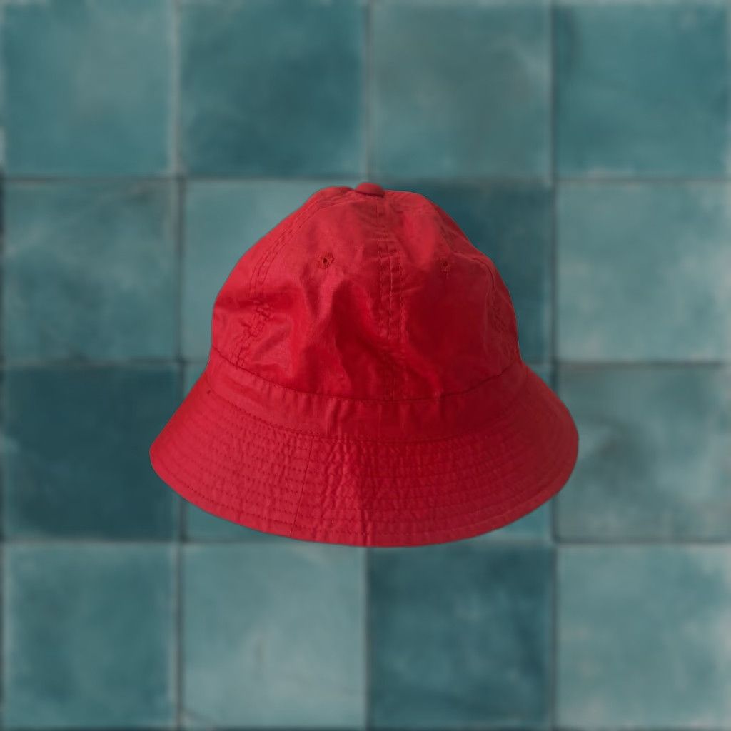 Vintage VINTAGE bucket Hat Men Adult S/M light weight red 90s deadstock NWOT Unbranded Size ONE SIZE - 1 Thumbnail