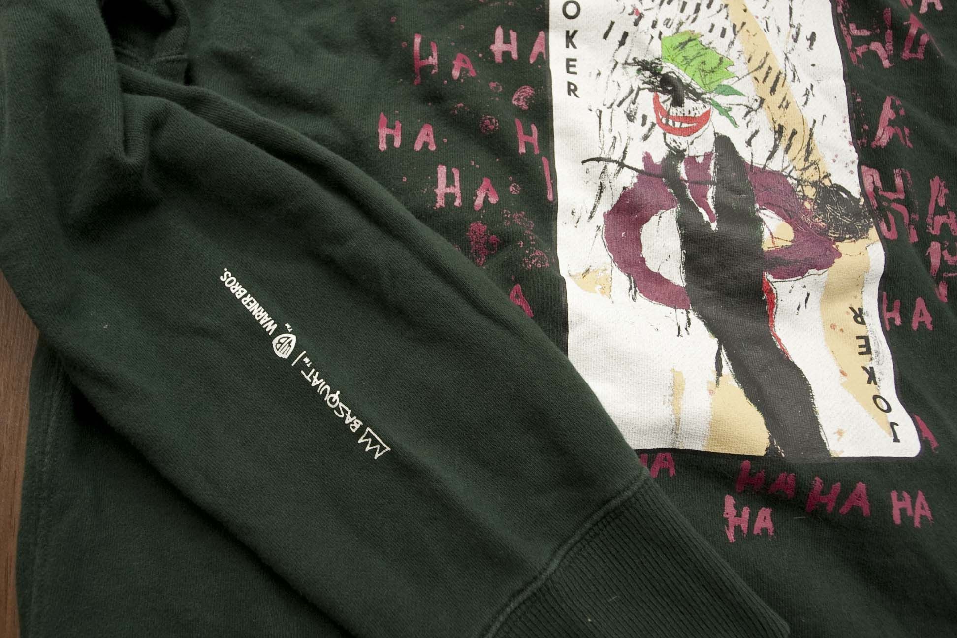 DC Comics × Jean-Michel Basquiat × Uniqlo Uniqlo x Basquiat x DC Comics Joker Hoodie Size M Green Size US M / EU 48-50 / 2 - 2 Thumbnail