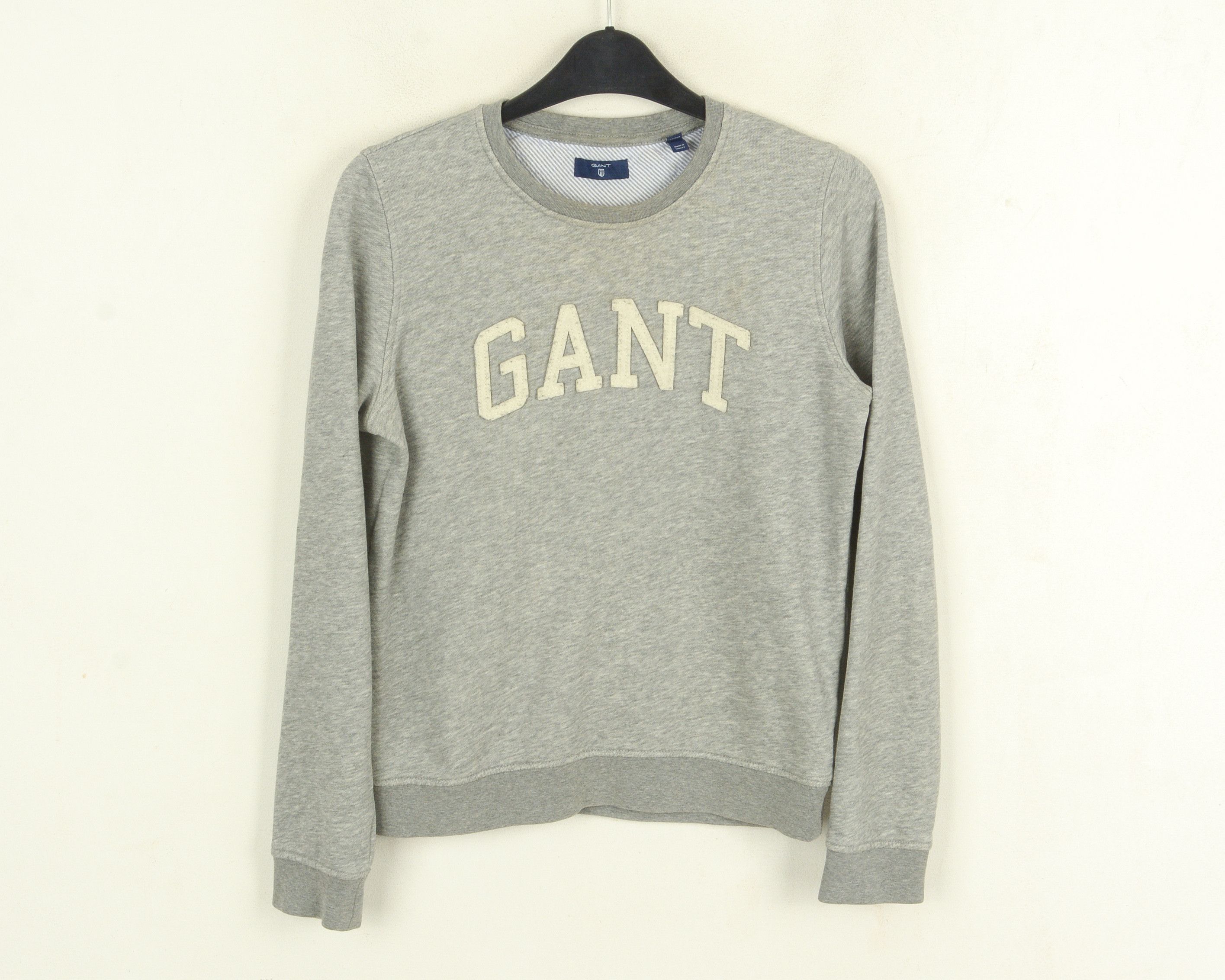 Gant Women S Jumper Pullover Sweatshirt Crew Neck Logo Size S / US 4 / IT 40 - 1 Thumbnail