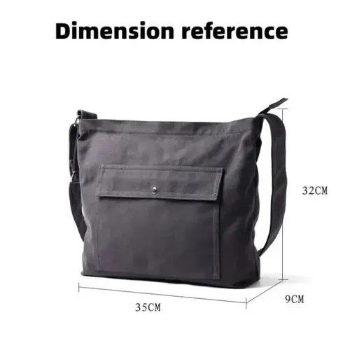 Japanese Brand Canvas Men Mesengger bag Size ONE SIZE - 5 Thumbnail