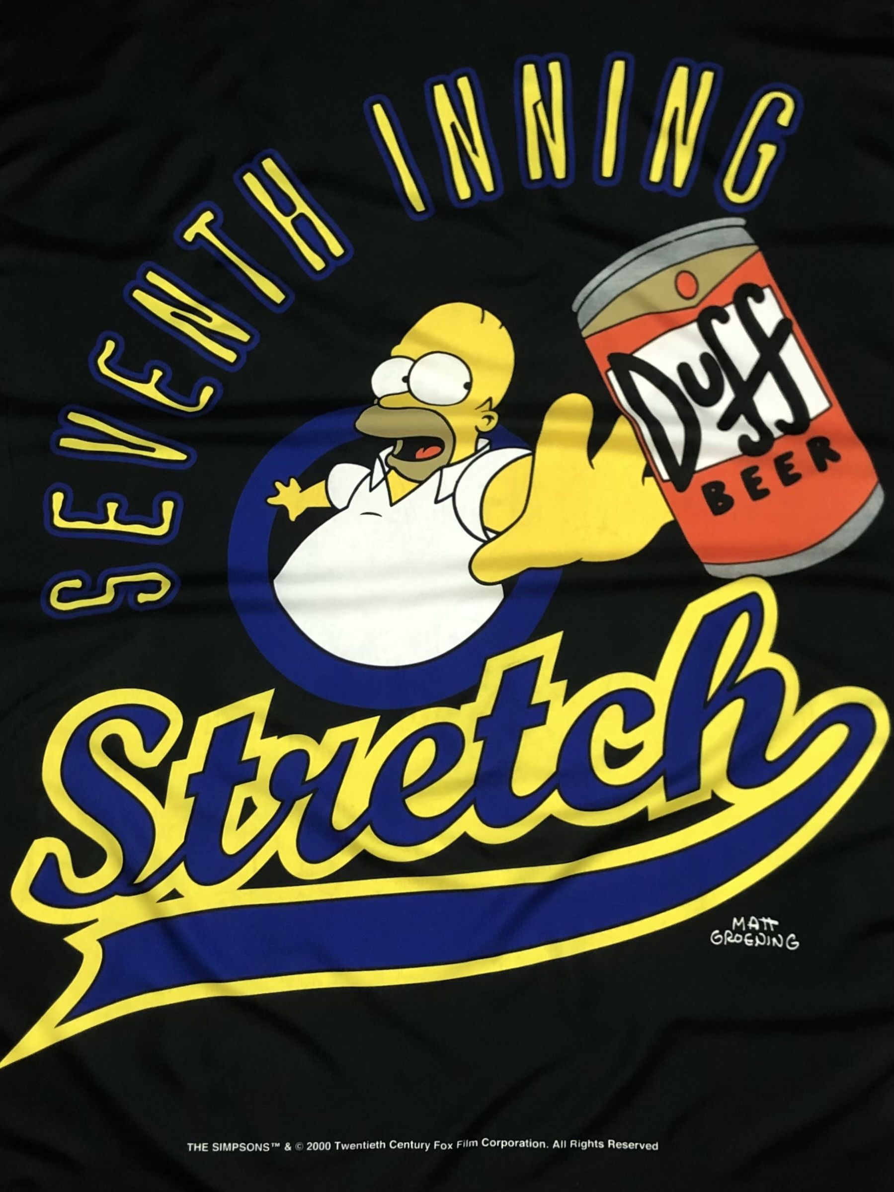 The Simpsons 2000 The Simpsons Beer Duff Flag Tapestry Poster Size ONE SIZE - 1 Thumbnail