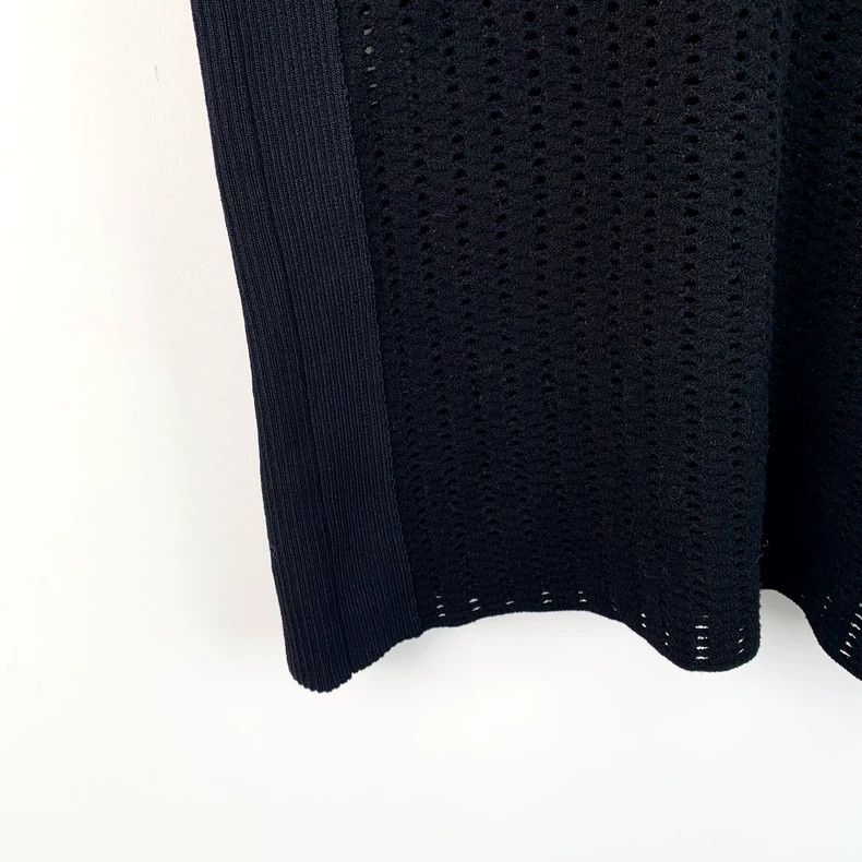 Louis Vuitton Louis Vuitton Black Patchwork Woven Cutout Crew Neck Short Size US M / EU 48-50 / 2 - 4 Thumbnail