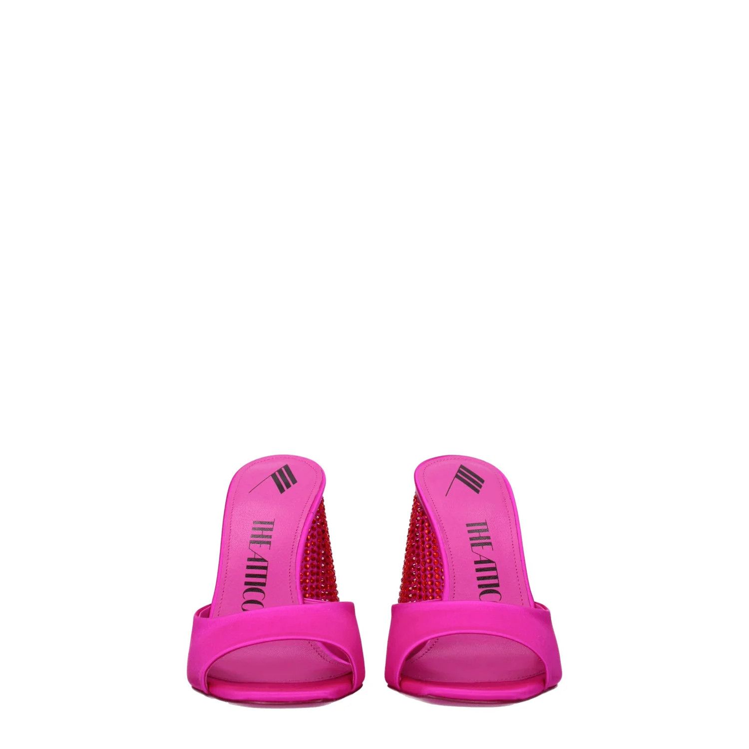 The Attico ob1o1e1224 Satin Sandals in Fuchsia Size US 7 / IT 37 - 3 Thumbnail