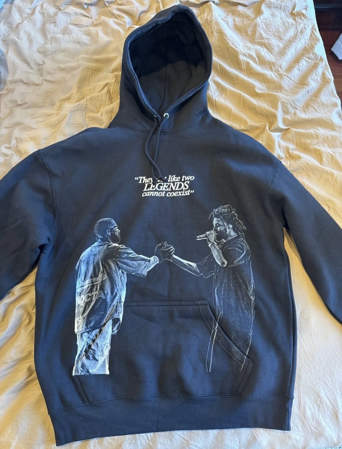 Drake Drake x J Cole It s All a Blur Big as the What Hoodie