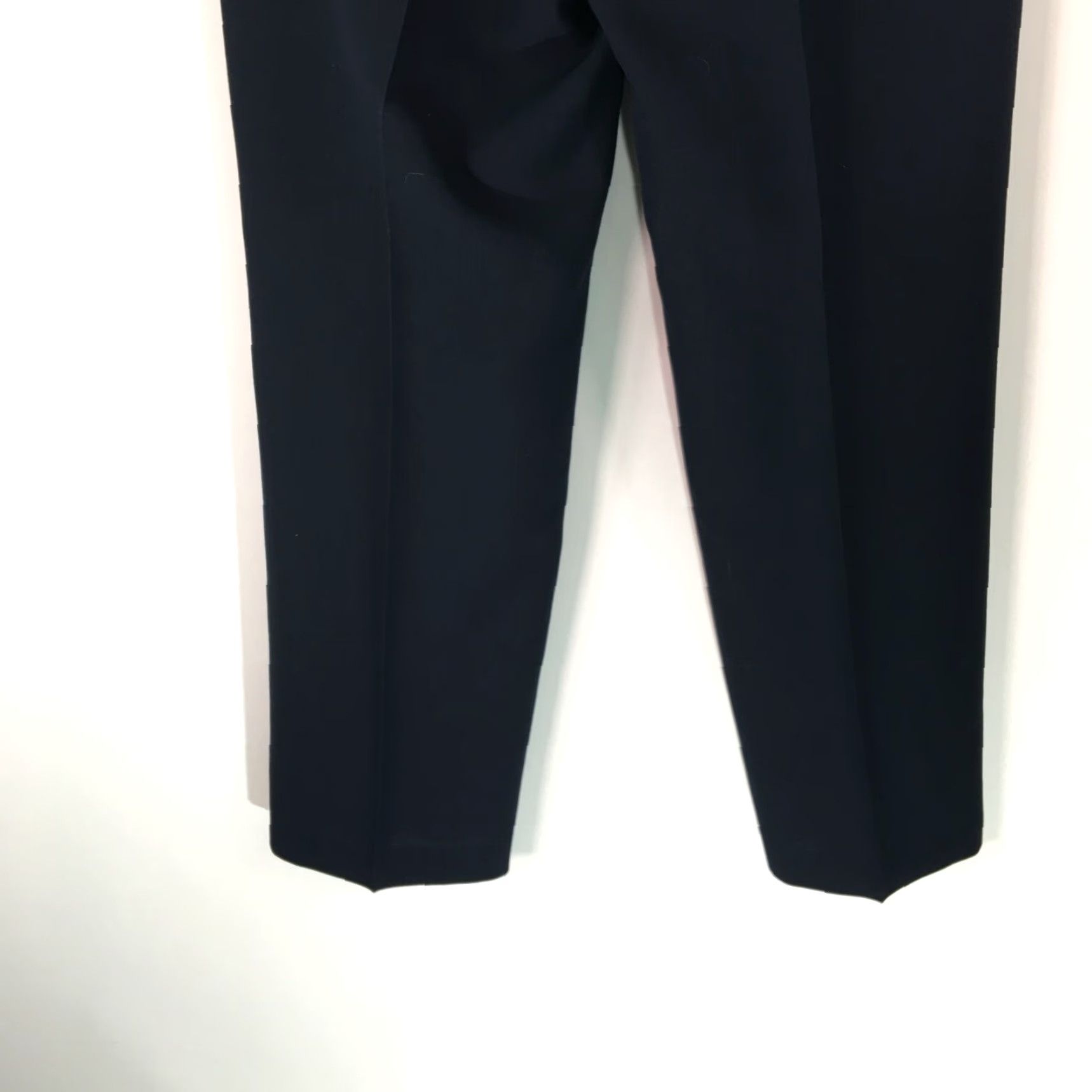 Jim Thompson Rainy Day Wools by Thomson Dress Pants - Black Pleated Front, High Rise, Straight Leg - Men's 34x30 Size Size US 34 / EU 50 - 5 Thumbnail