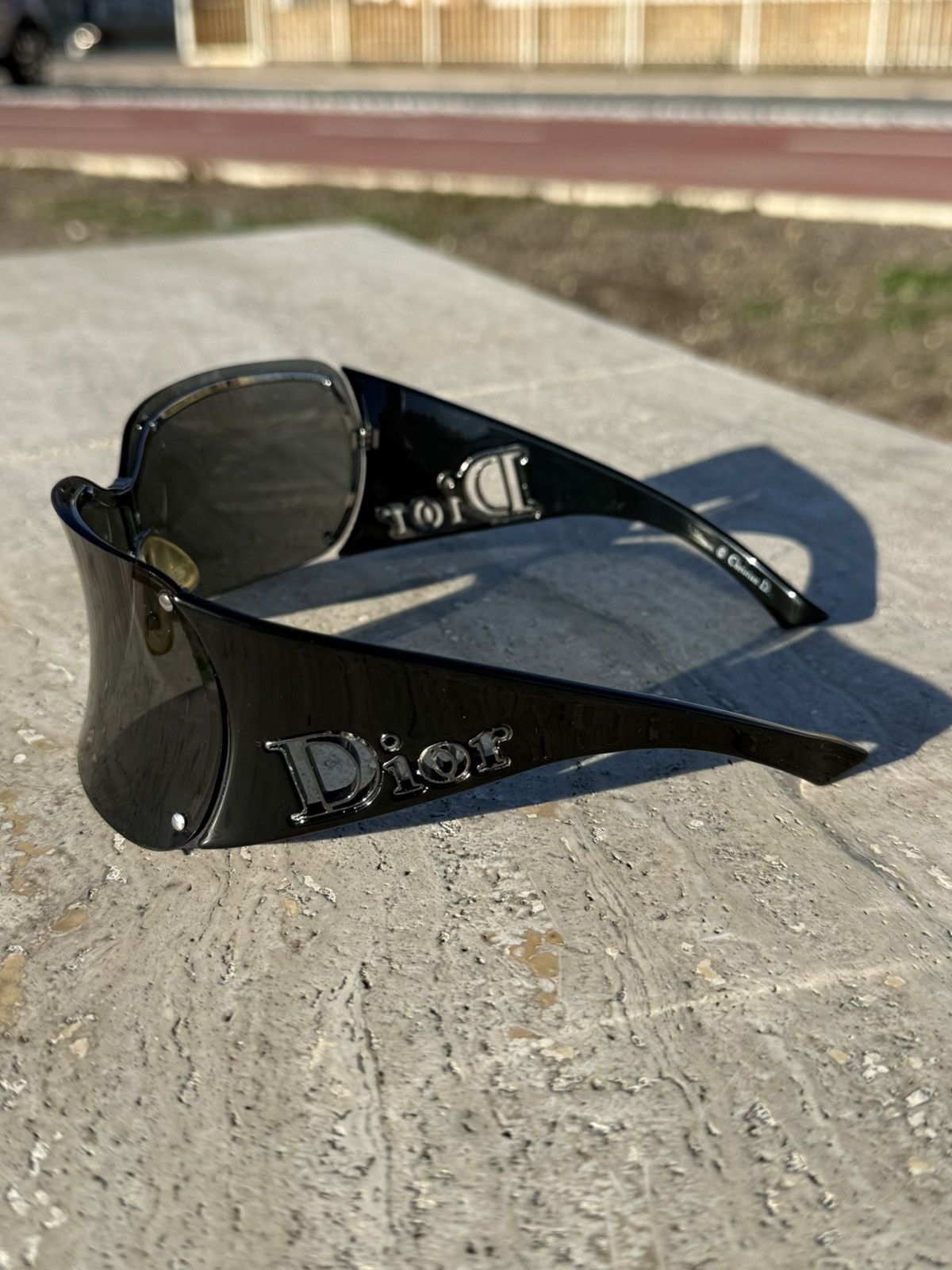 Y2K DIOR PARABOLE BLACK SUNGLASSES