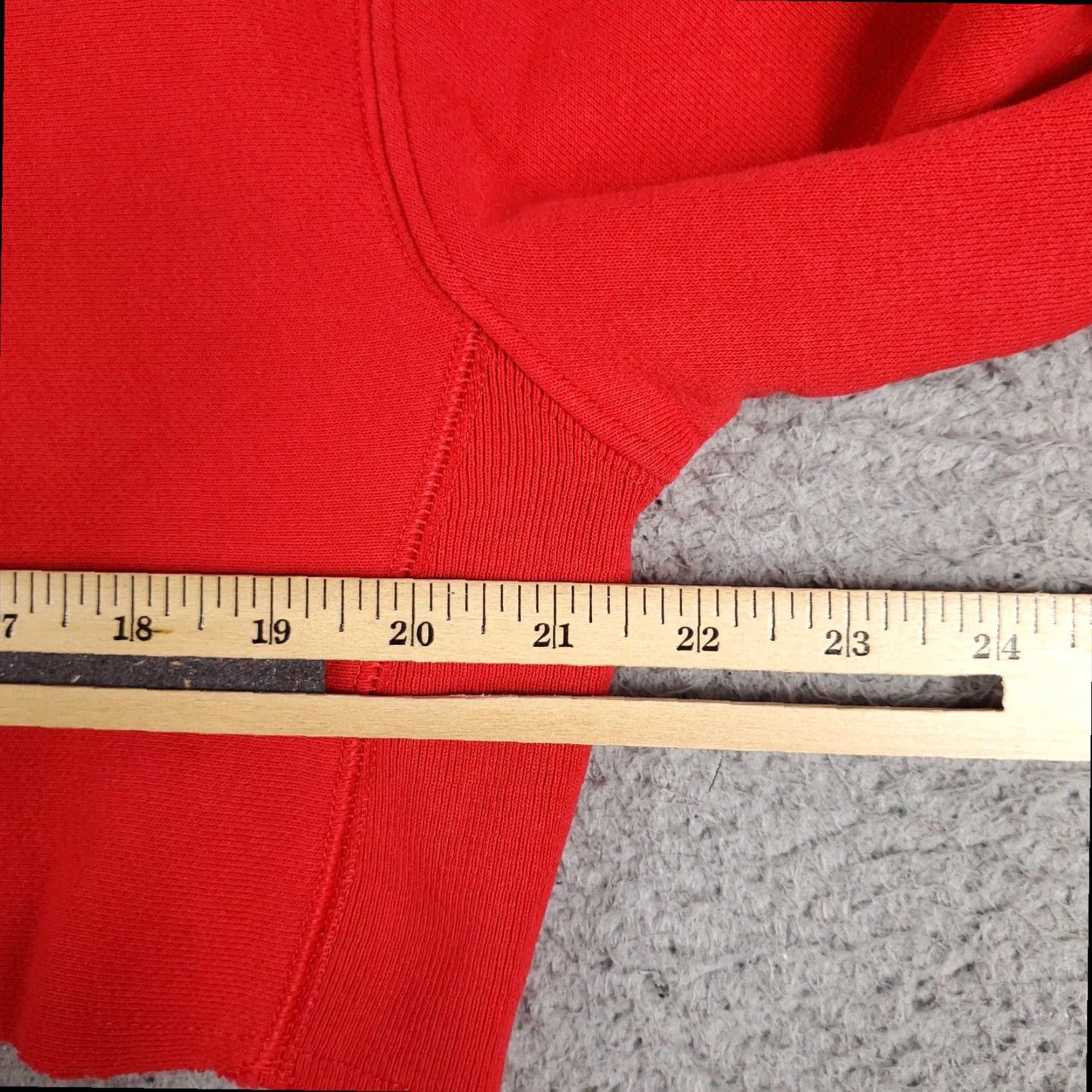 Champion Womens Champion Red Crop Top Pullover Sweatshirt Small Ladies Size S / US 4 / IT 40 - 7 Thumbnail