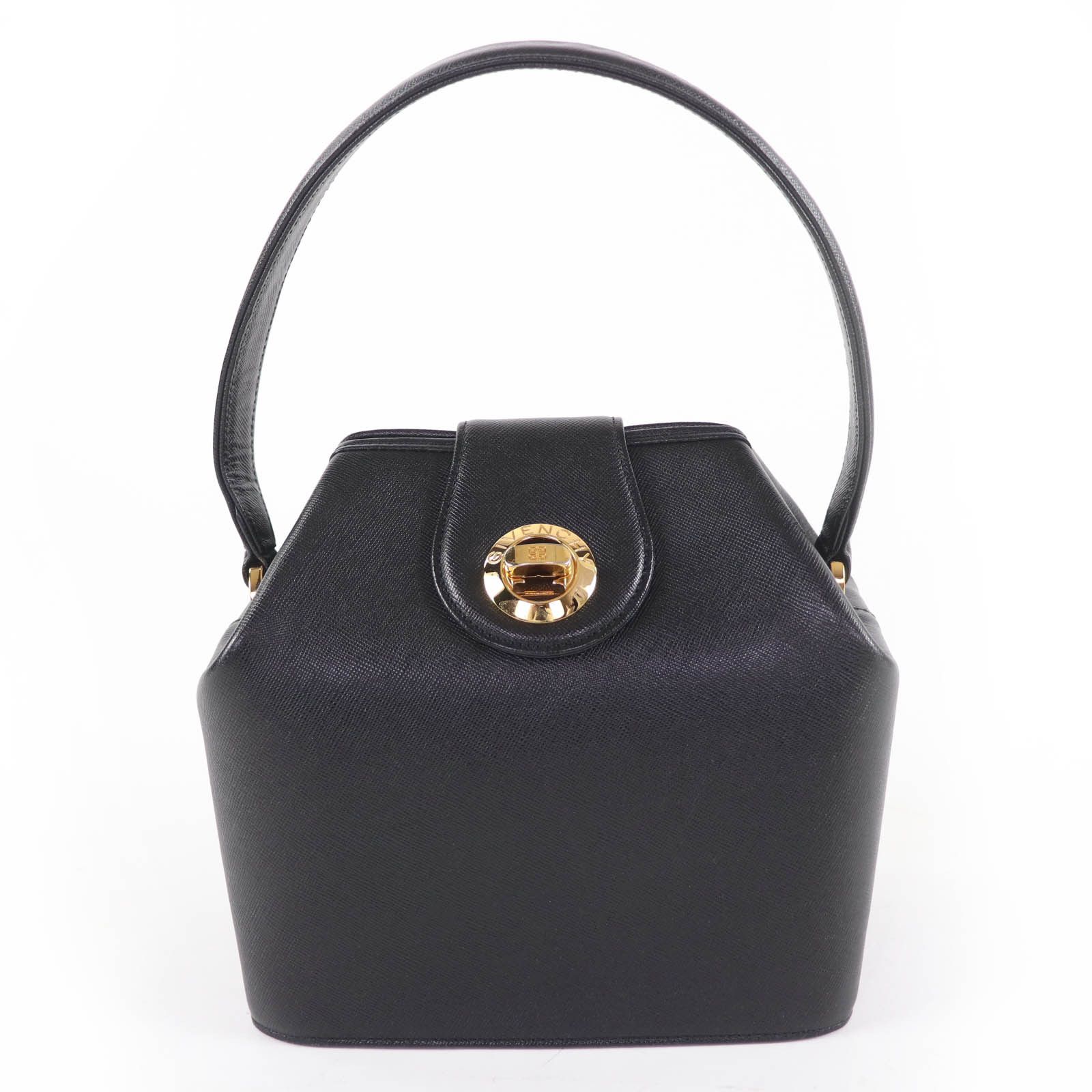 Givenchy Givenchy Givenchy Leather Turnlock Handbag Leather Vanity Bag DUTY FREE for USA Size ONE SIZE - 1 Thumbnail